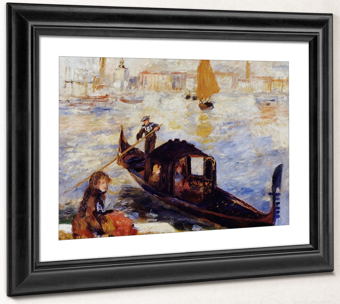 Gondola On The Grand Canal In Venice By Pierre Auguste Renoir - Image 4