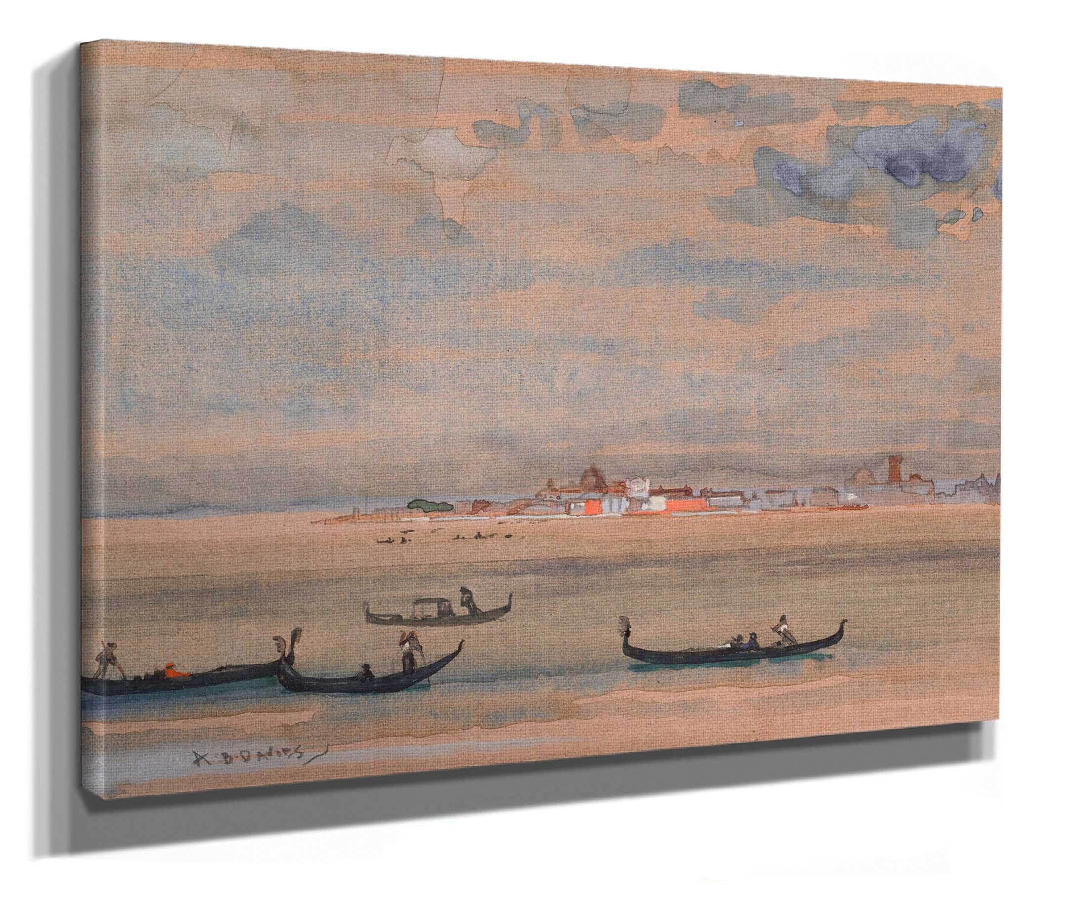 Gondolas by Arthur Bowen Davies - Image 2