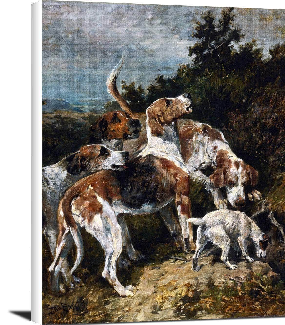 Gone To Ground Painting John Emms Canvas Art