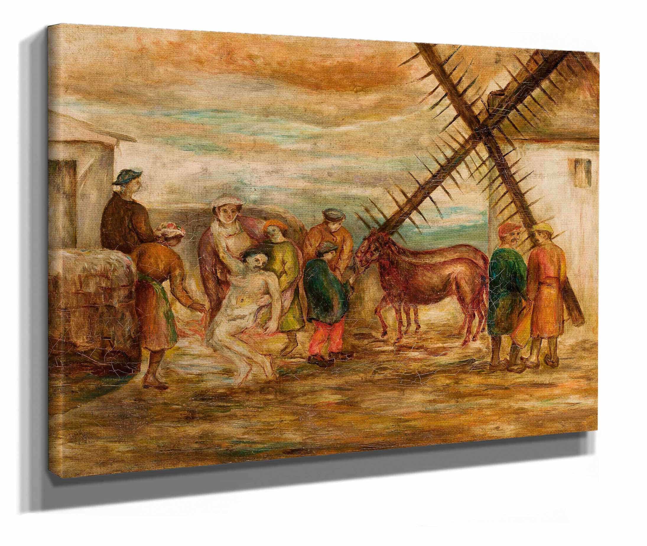 Good Samaritan by Tadeusz Makowski - Image 2