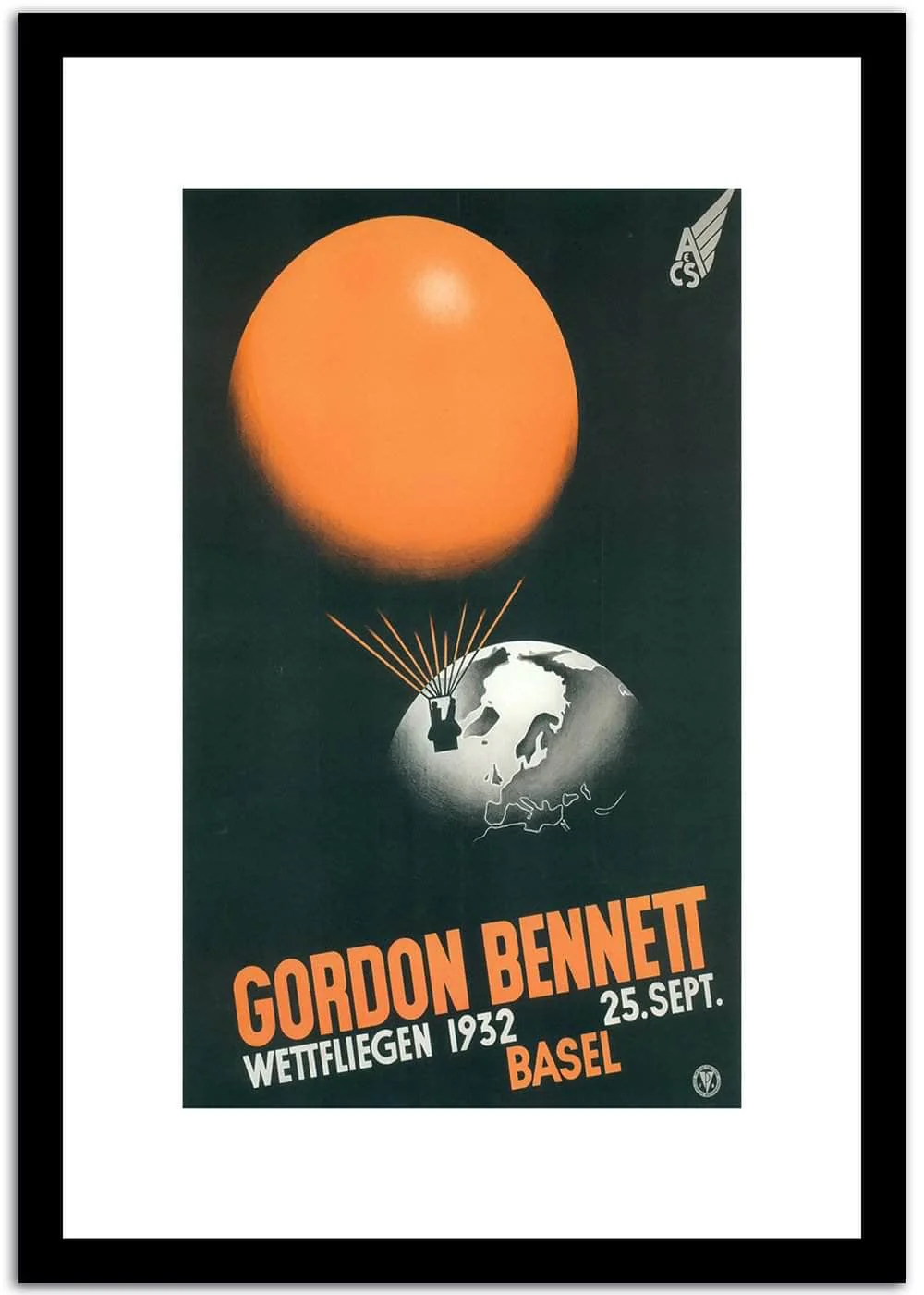 Gordon Bennett Vintage Poster
