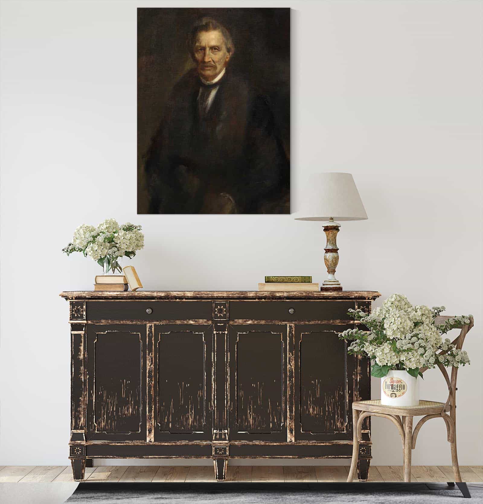 Gottfried Semper Architekt Around by Franz Von Lenbach - Image 4