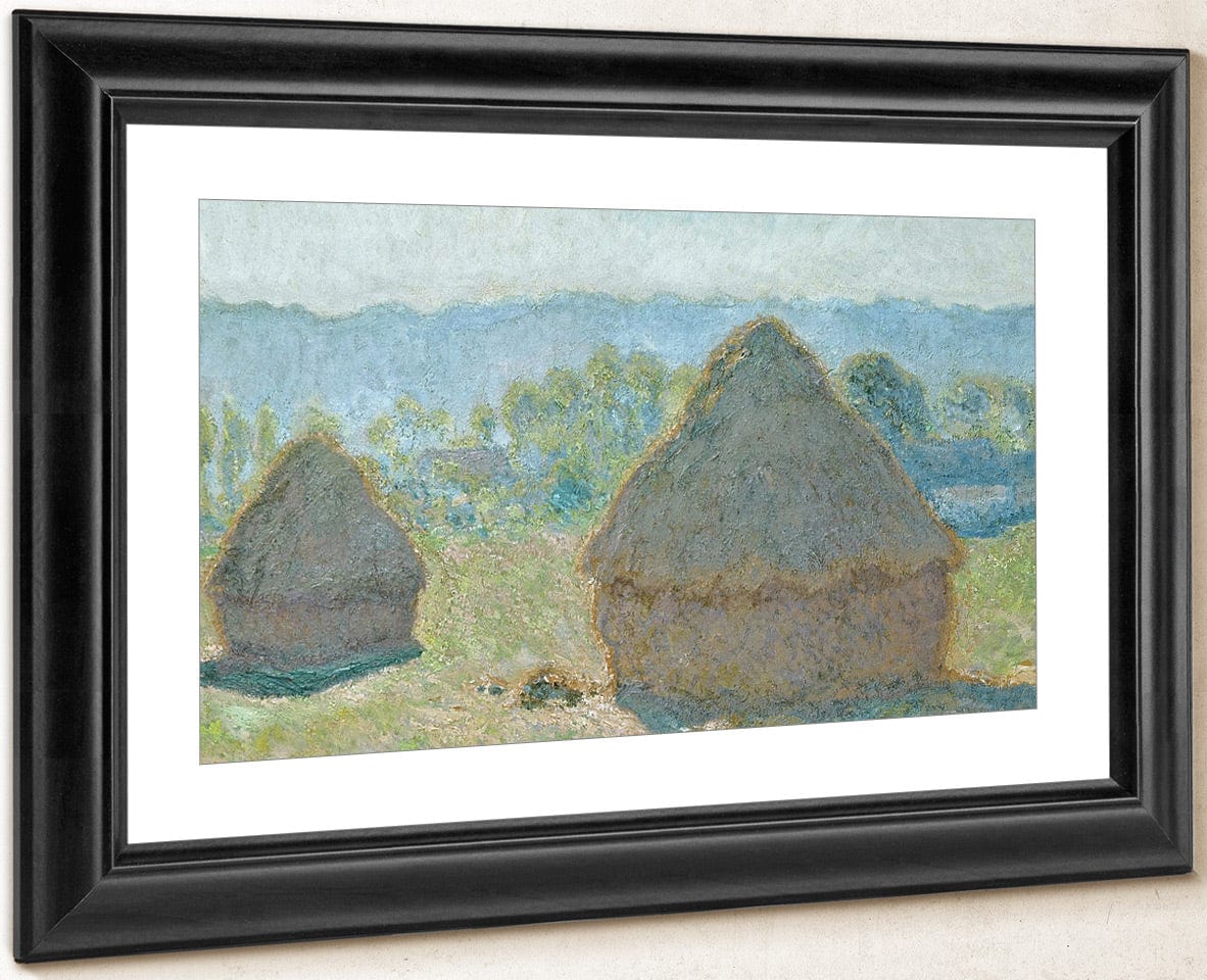 Grainstacks In Bright Sunlight By Claude Monet - Image 4