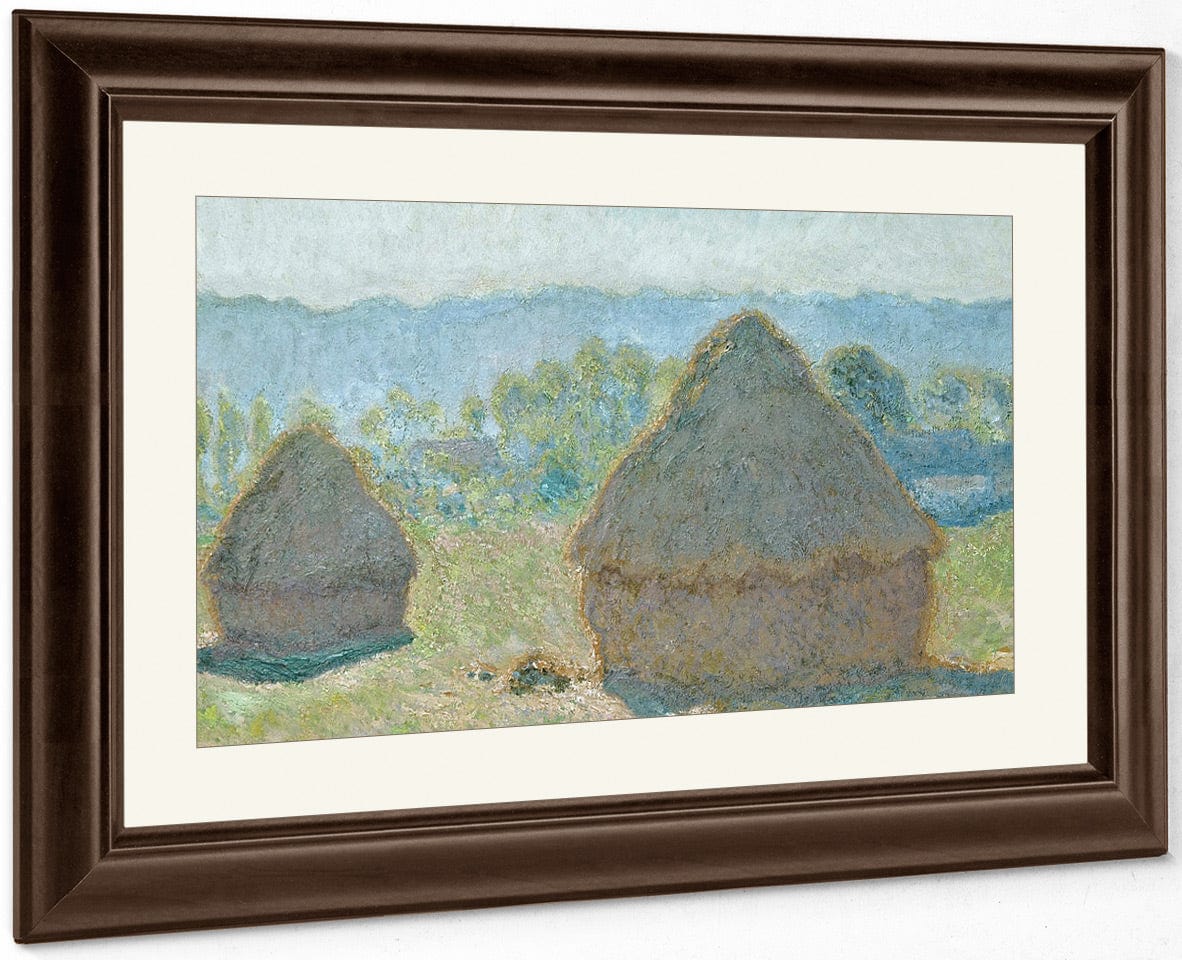 Grainstacks In Bright Sunlight By Claude Monet - Image 5