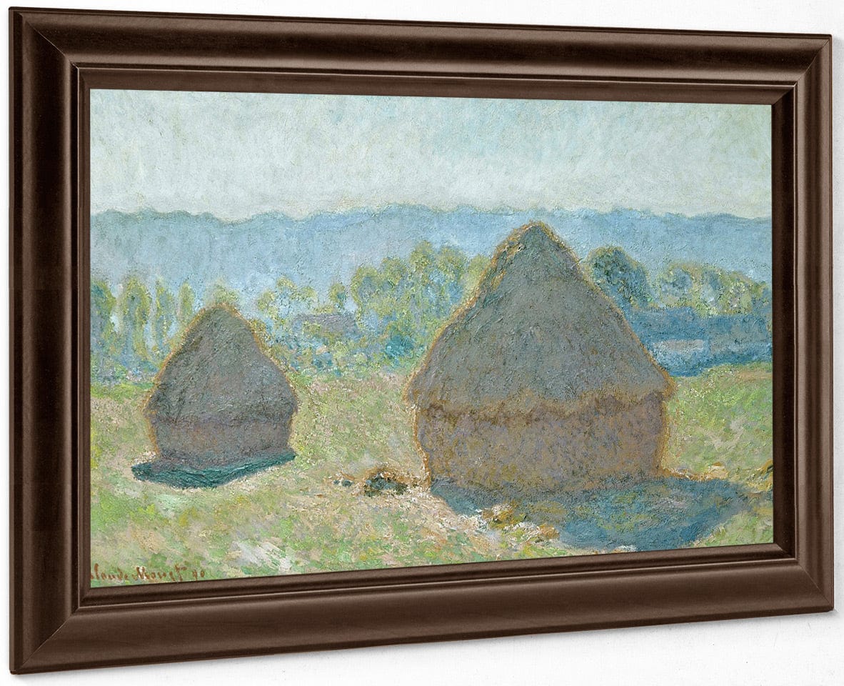 Grainstacks In Bright Sunlight By Claude Monet - Image 6