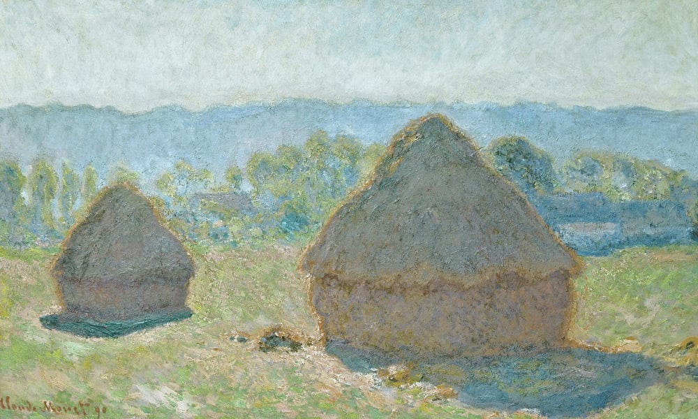 Grainstacks In Bright Sunlight By Claude Monet - Image 7