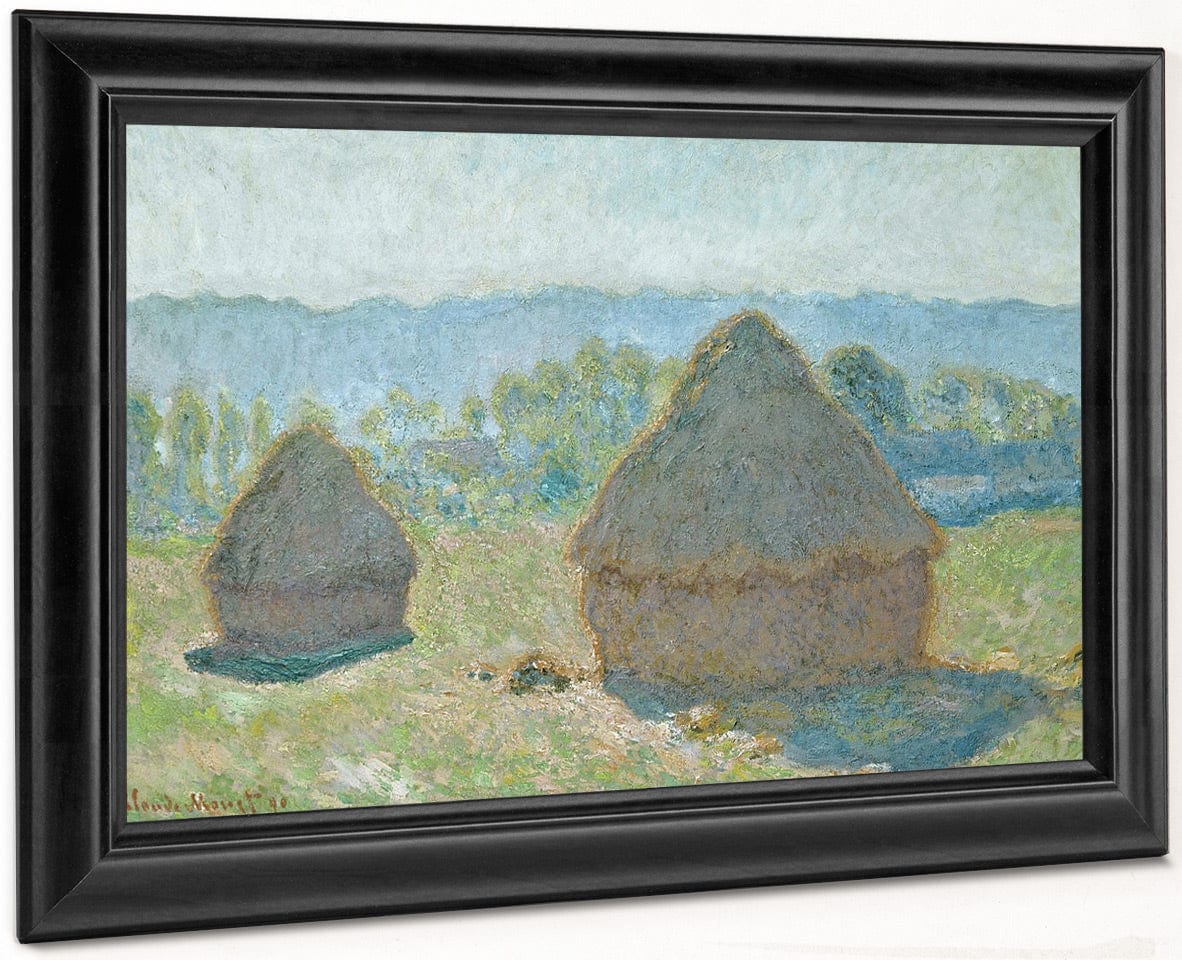 Grainstacks In Bright Sunlight By Claude Monet - Image 8