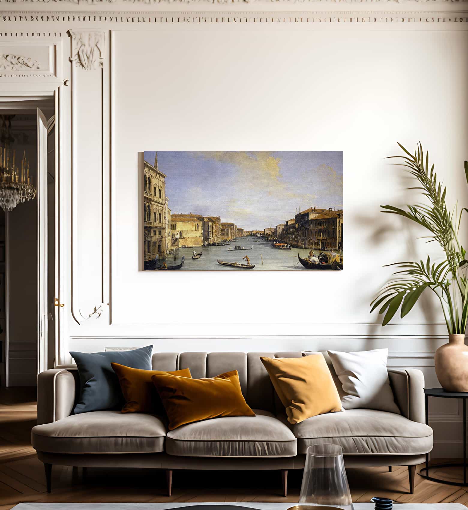 Grand Canal From The Palazzo Balbi By Canaletto - Image 3