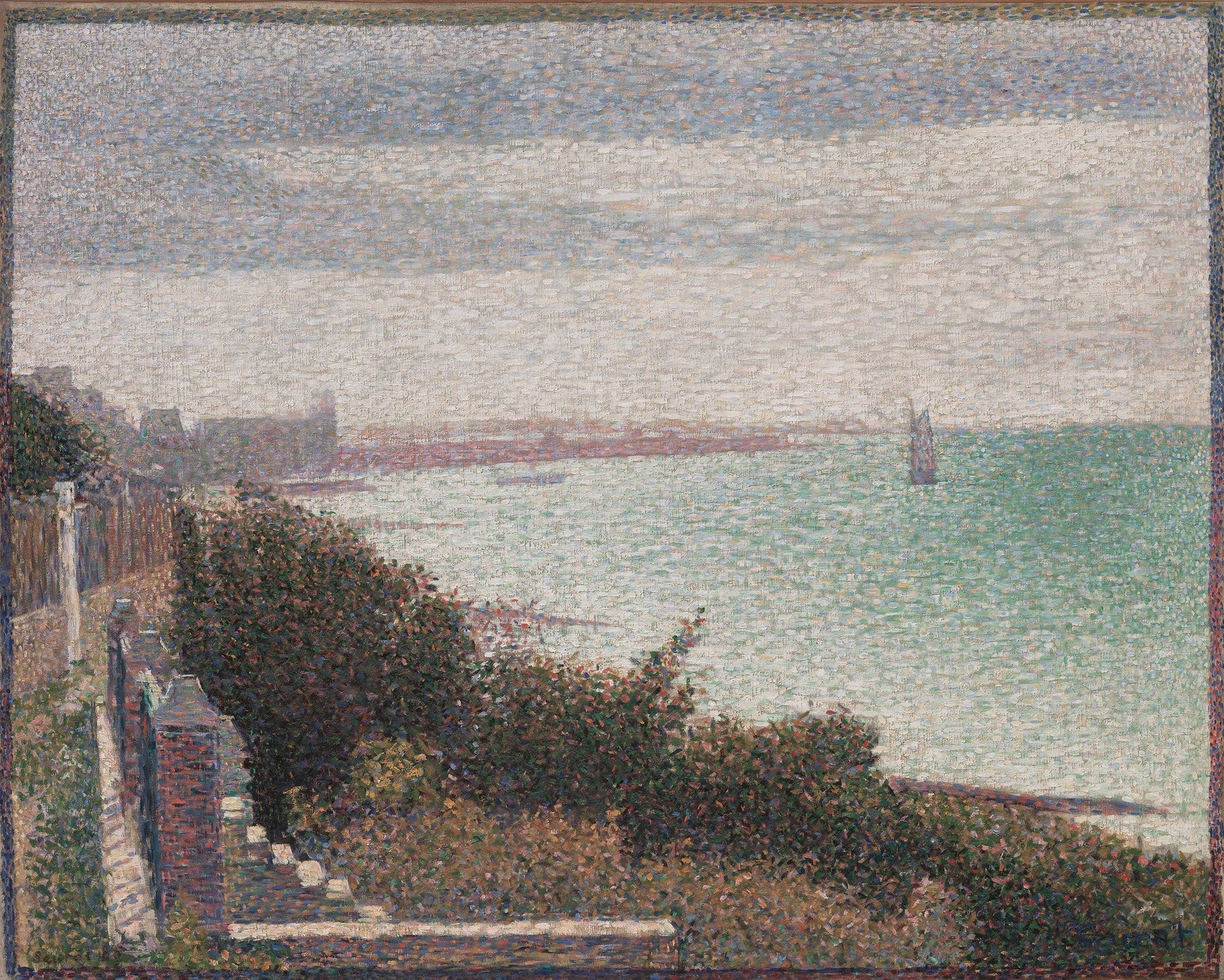 Grandcamp Evening by Georges Seurat
