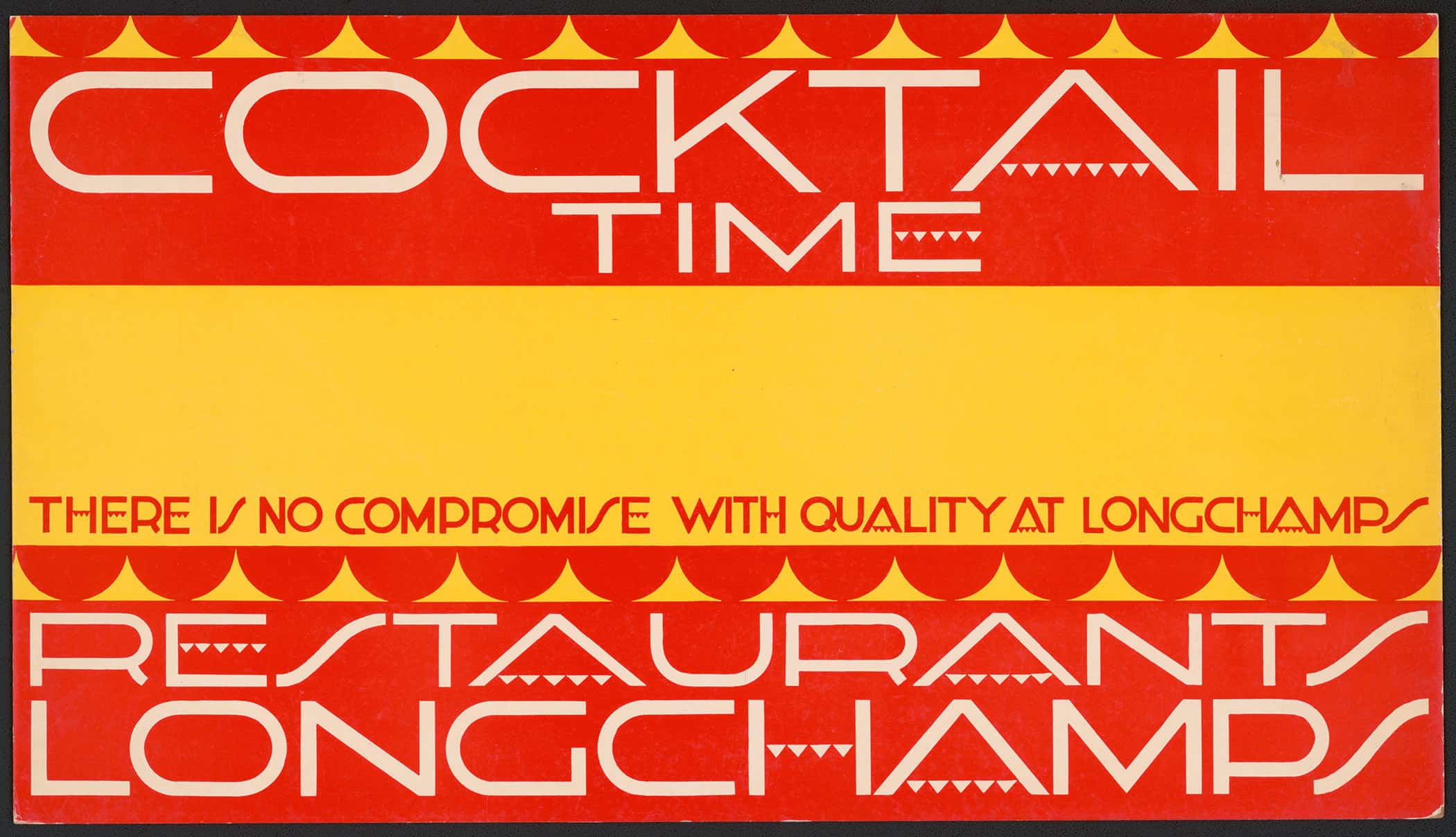Graphic Designs For Longchamps Restaurants Cocktail Card by Winold Reiss - Image 2
