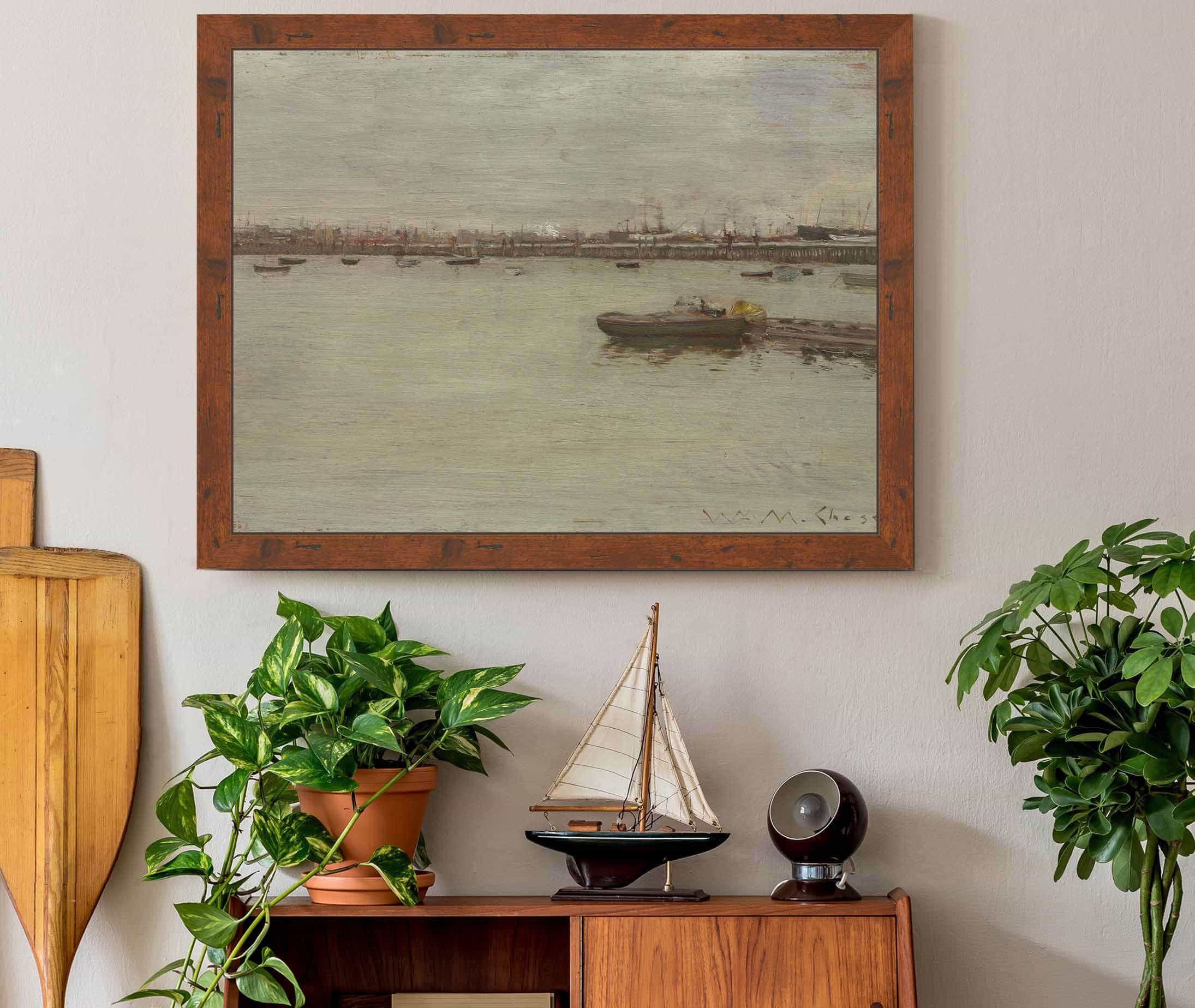 Gray Day On The Bay by William Merritt Chase - Image 3