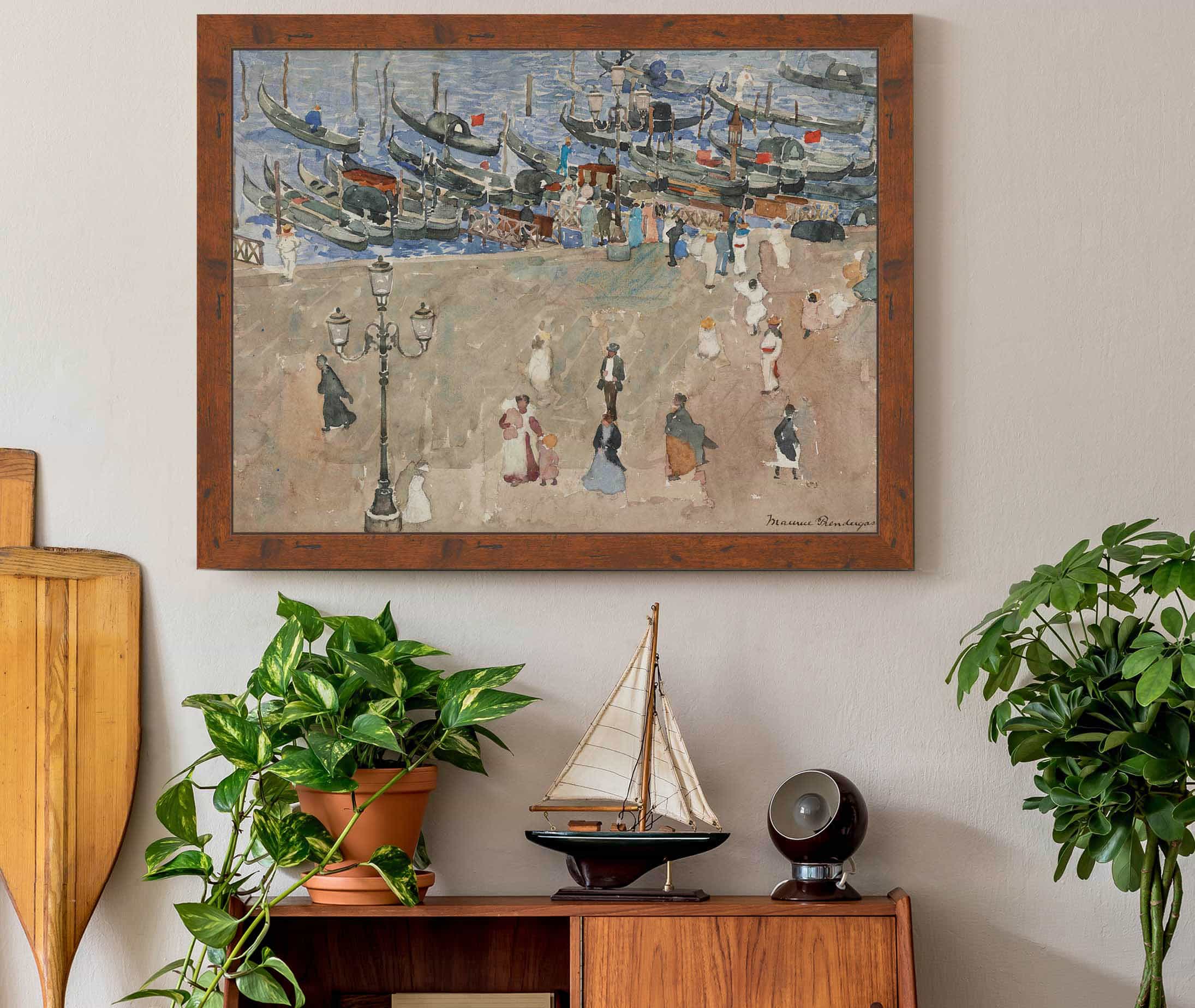 Gray Day Venice by Maurice Prendergast - Image 3