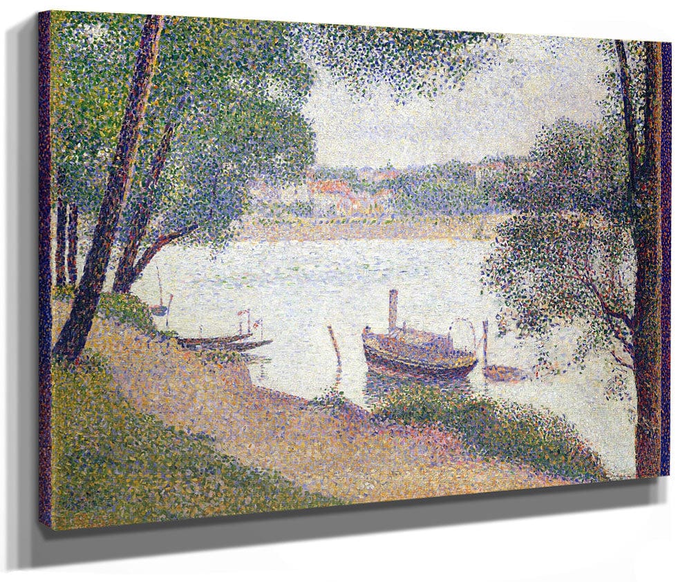 Gray Weather, Grand Jatte By Georges Pierre Seurat