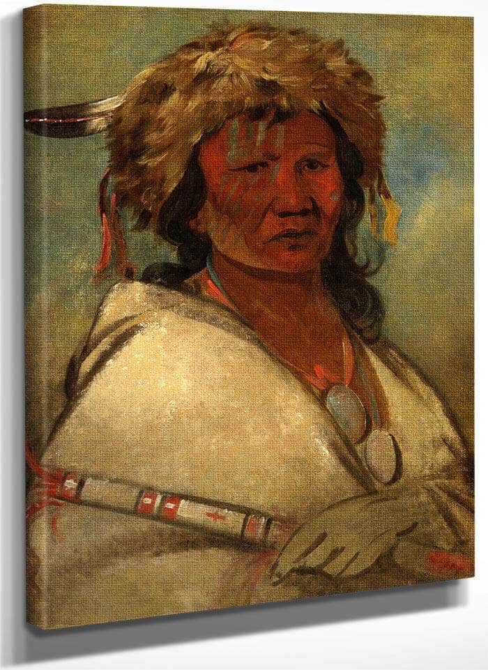 Great Hero, A Chief By George Catlin