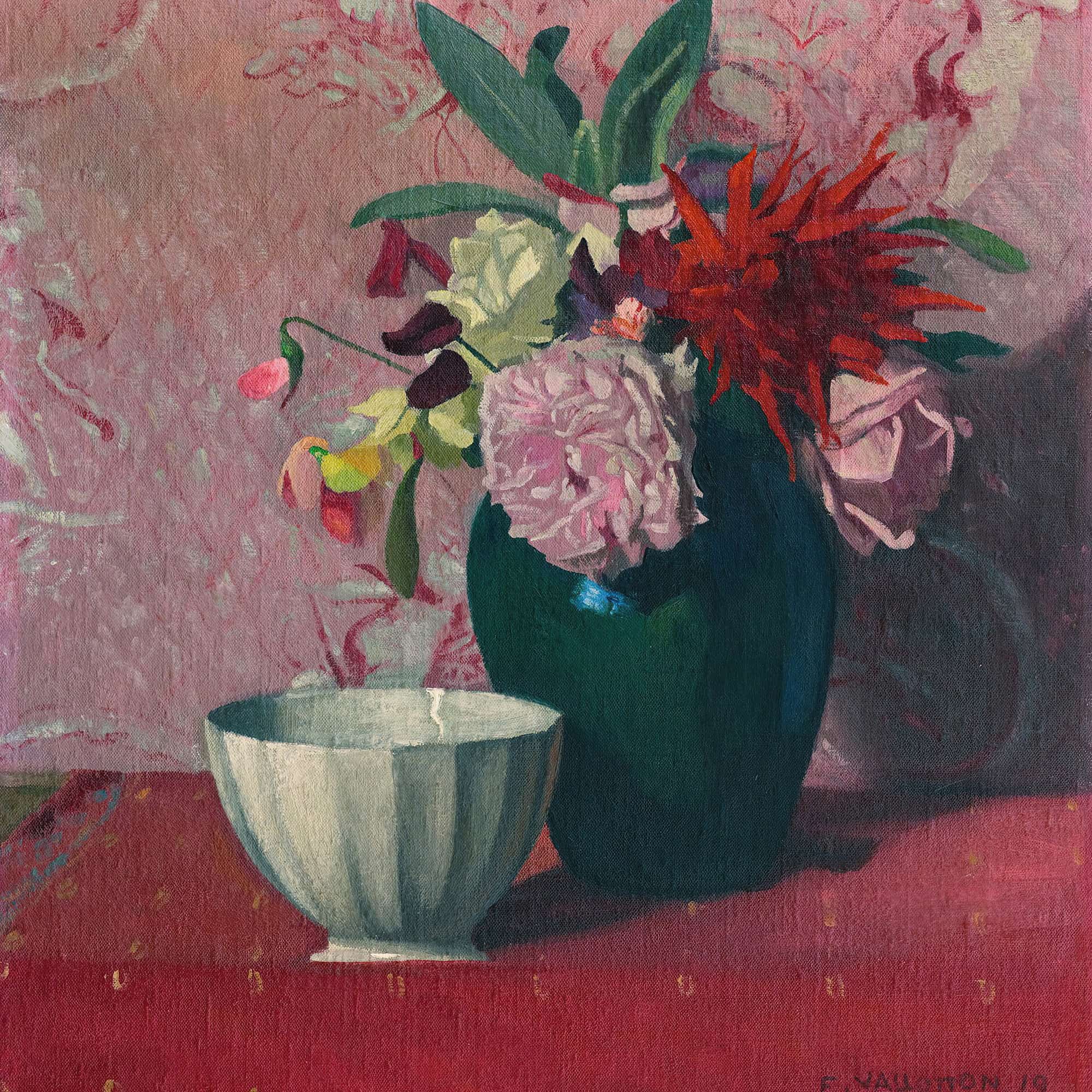 Green Vase And White Bowl by Felix Vallotton - Image 4