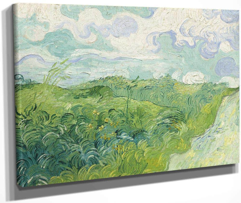 Green Wheat Fields Auvers By Vincent Van Gogh