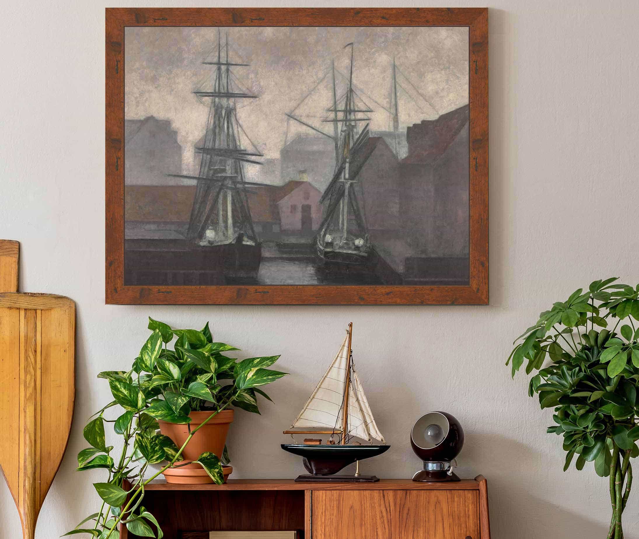 Greenland Trade Wharf Christianshavn Copenhagen by Vilhelm Hammershoi - Image 3