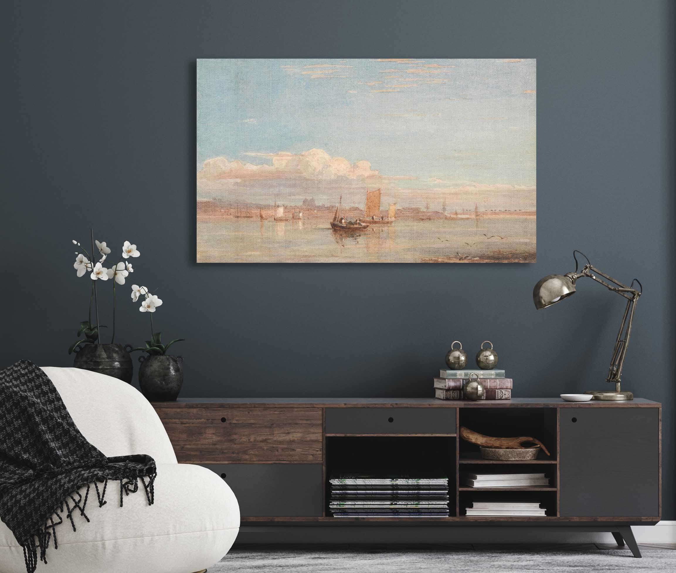 Greenwich Hospital From Woolwich Reach S by David Cox - Image 5