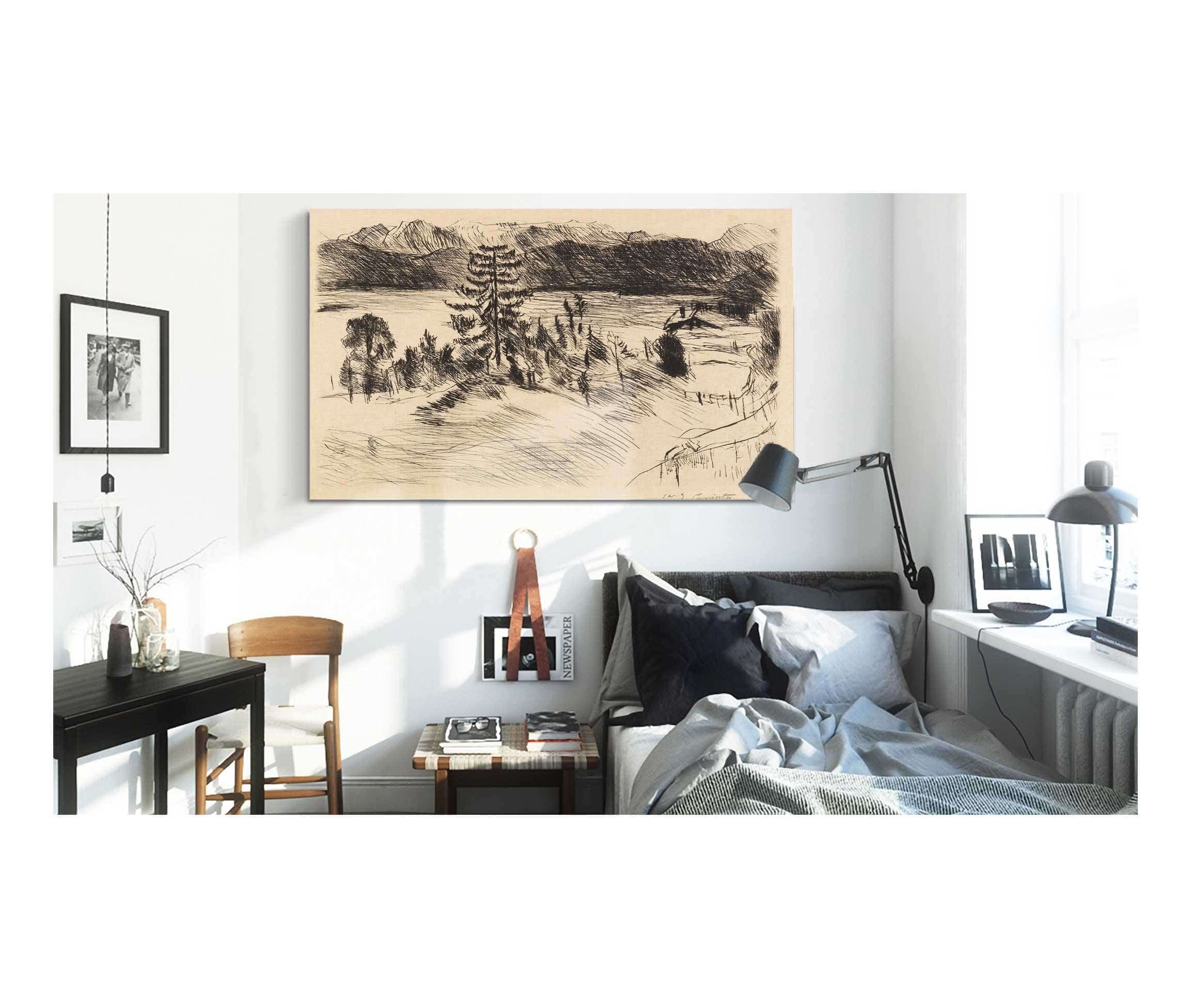 Grobe Walchenseelandschaft by Lovis Corinth - Image 3