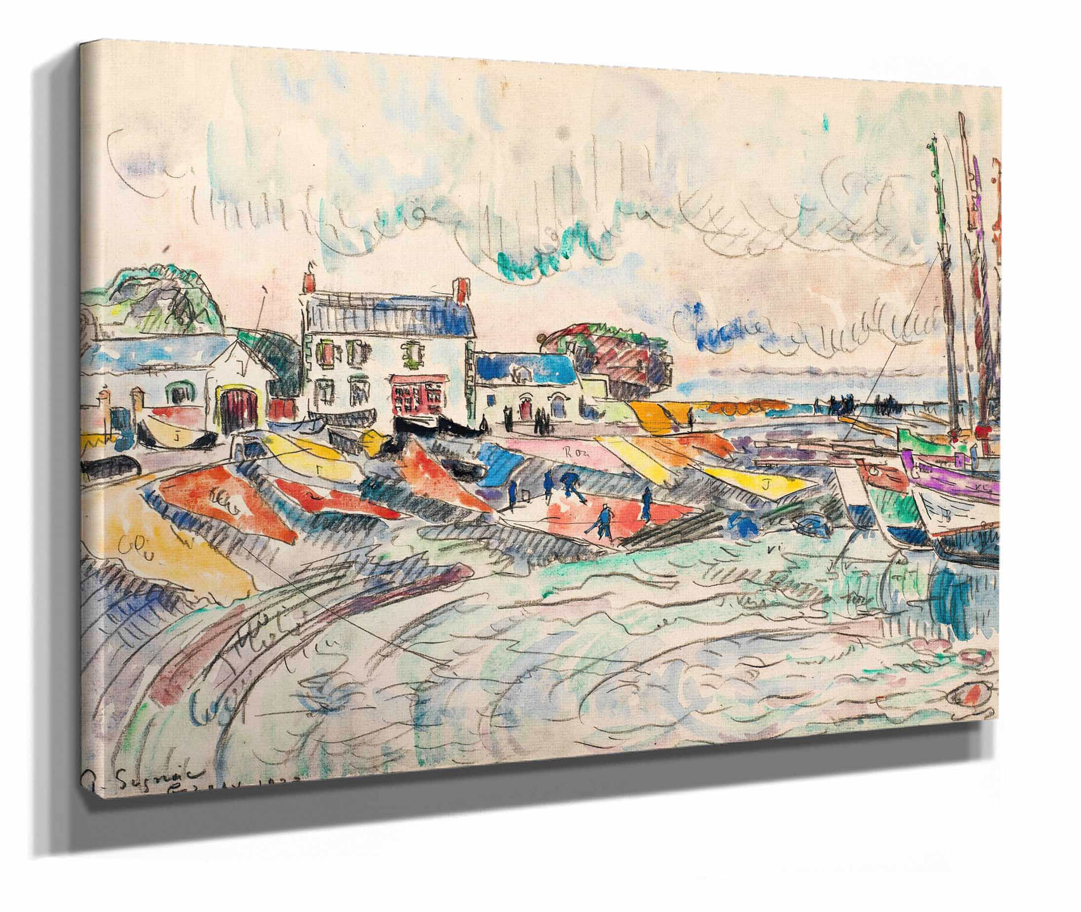 Groix Le Nettoyage Des Voiles by Paul Signac - Image 2