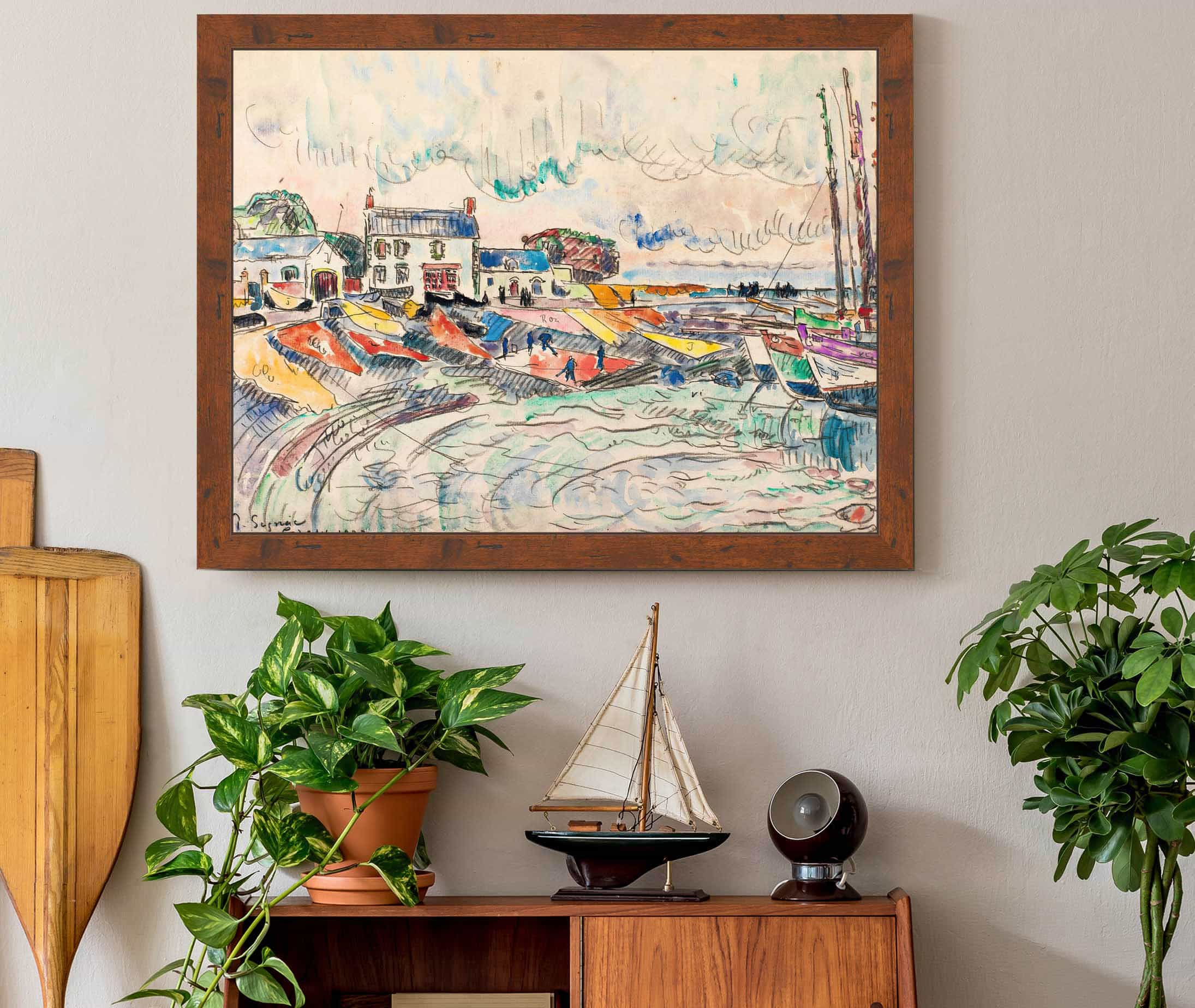 Groix Le Nettoyage Des Voiles by Paul Signac - Image 3