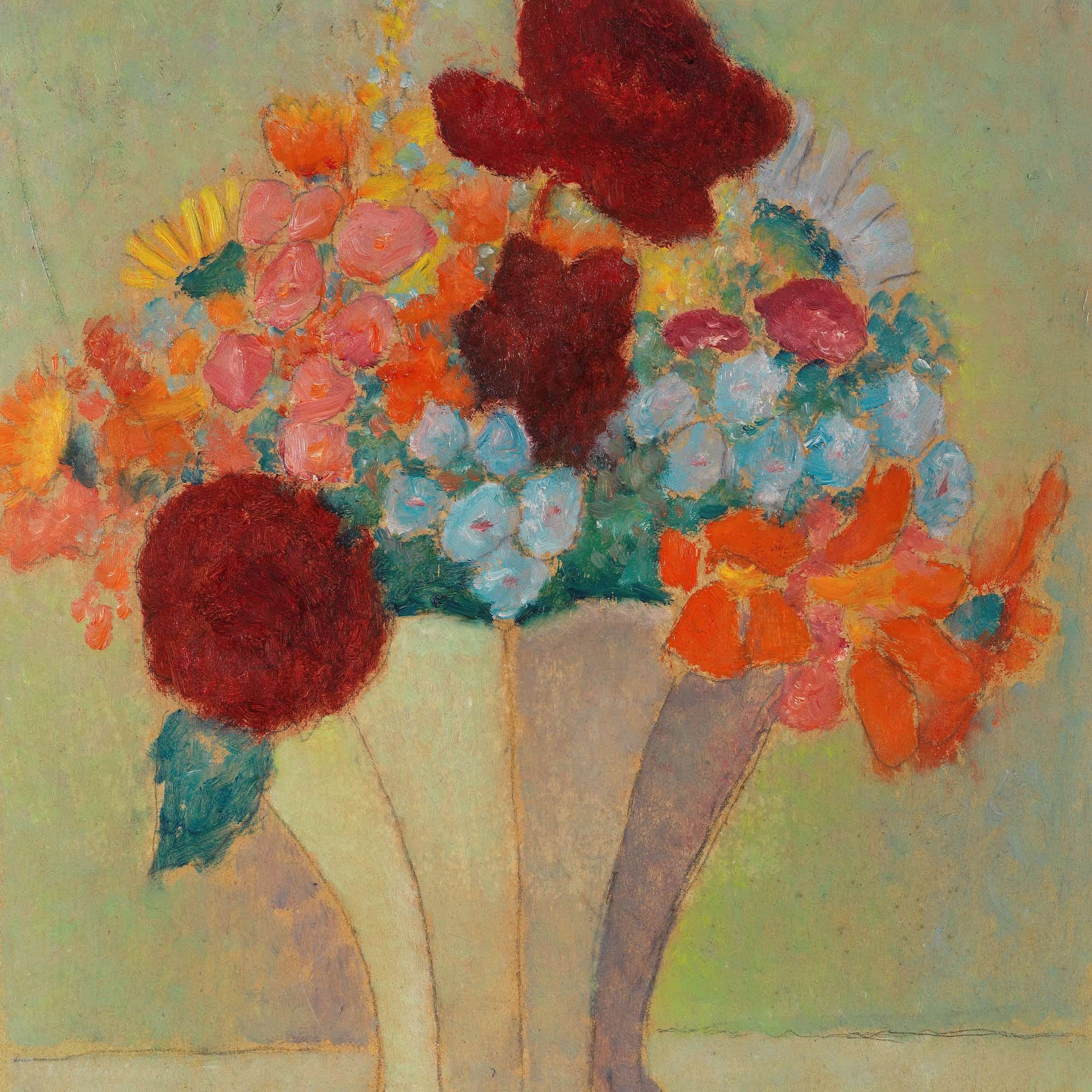 Grosses Stillleben Helles Bouquet by Alexej Von Jawlensky - Image 4