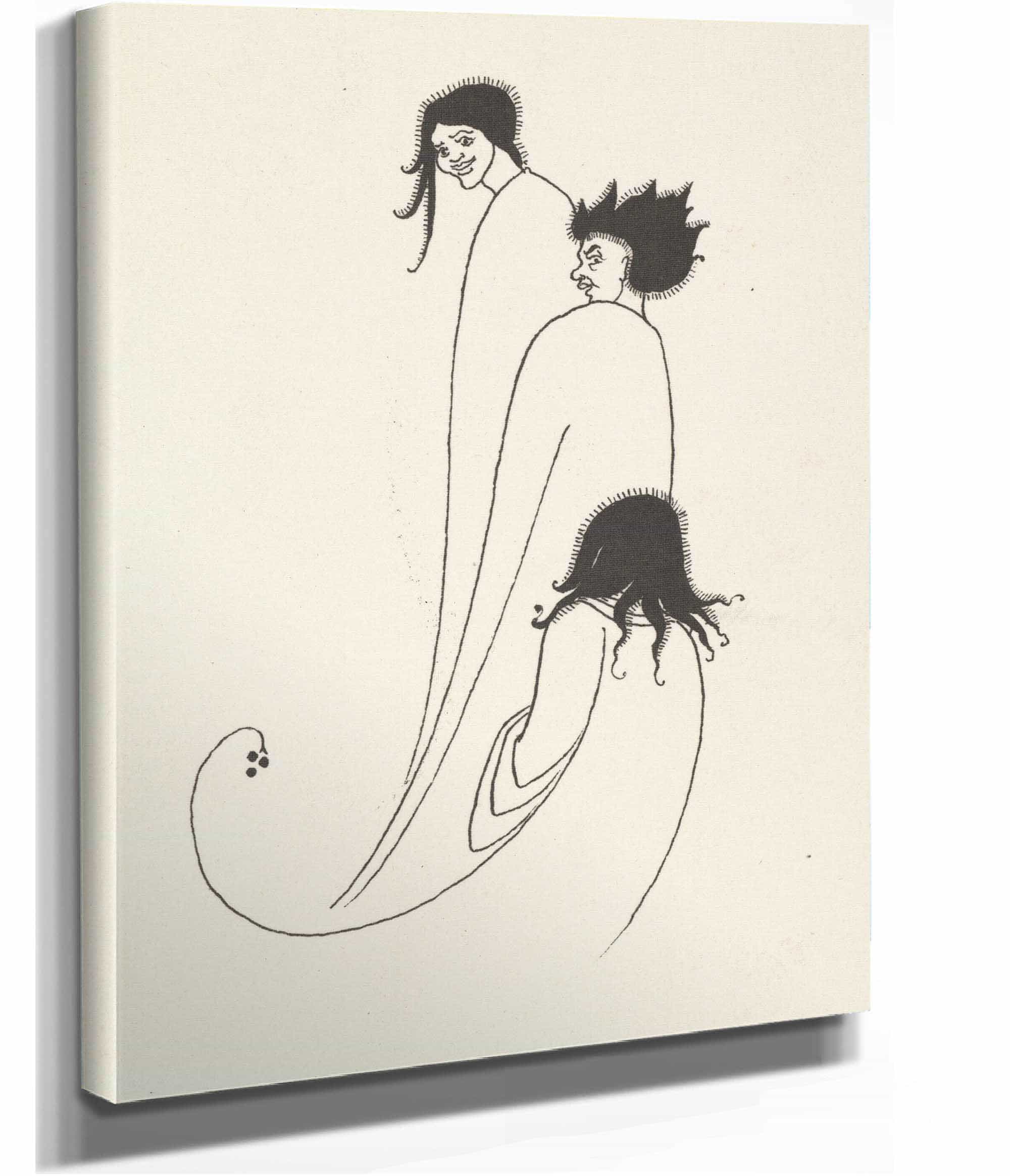 Grotesques By Aubrey Beardsley S by Aubrey Vincent Beardsley - Image 11