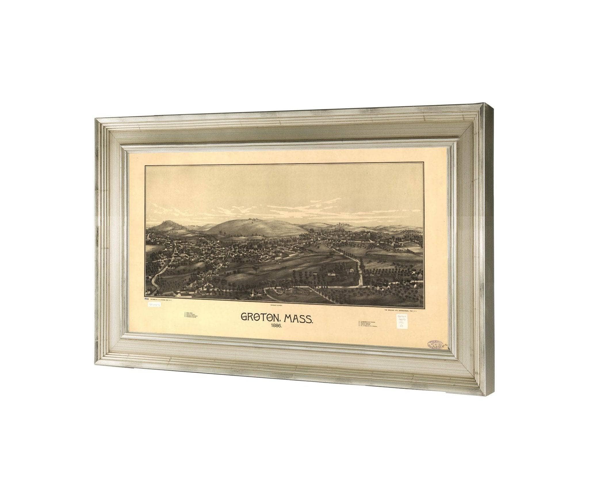 Groton Mass 1886 State Of Massachusetts - Image 2