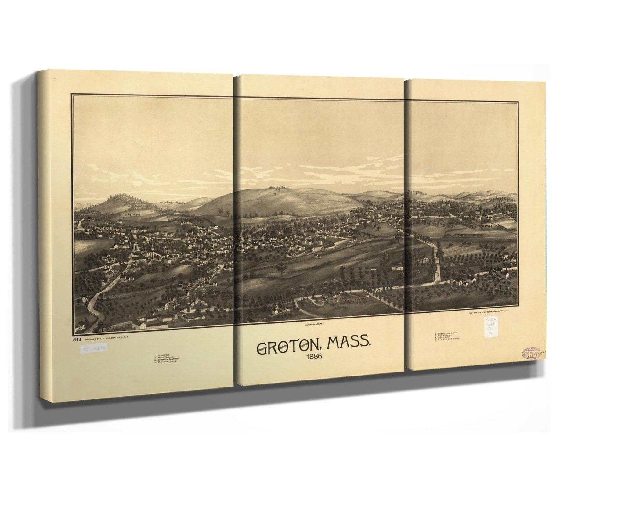 Groton Mass 1886 State Of Massachusetts - Image 6