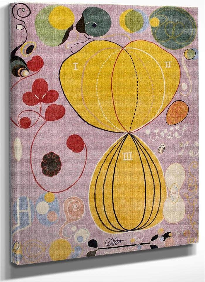 Group Iv No 7. The Ten Largest By Hilma Af Klint