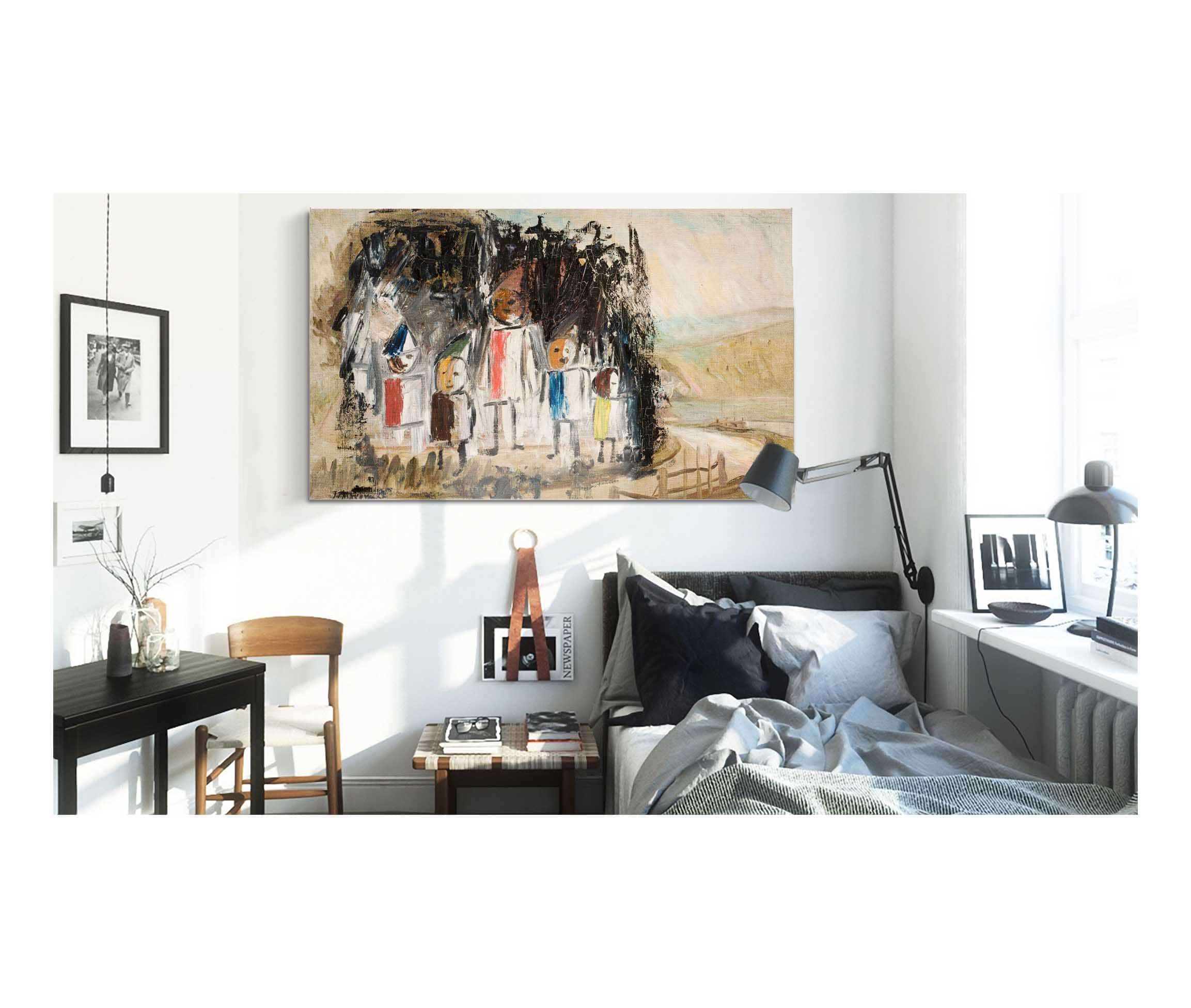 Group Of Children by Tadeusz Makowski - Image 3
