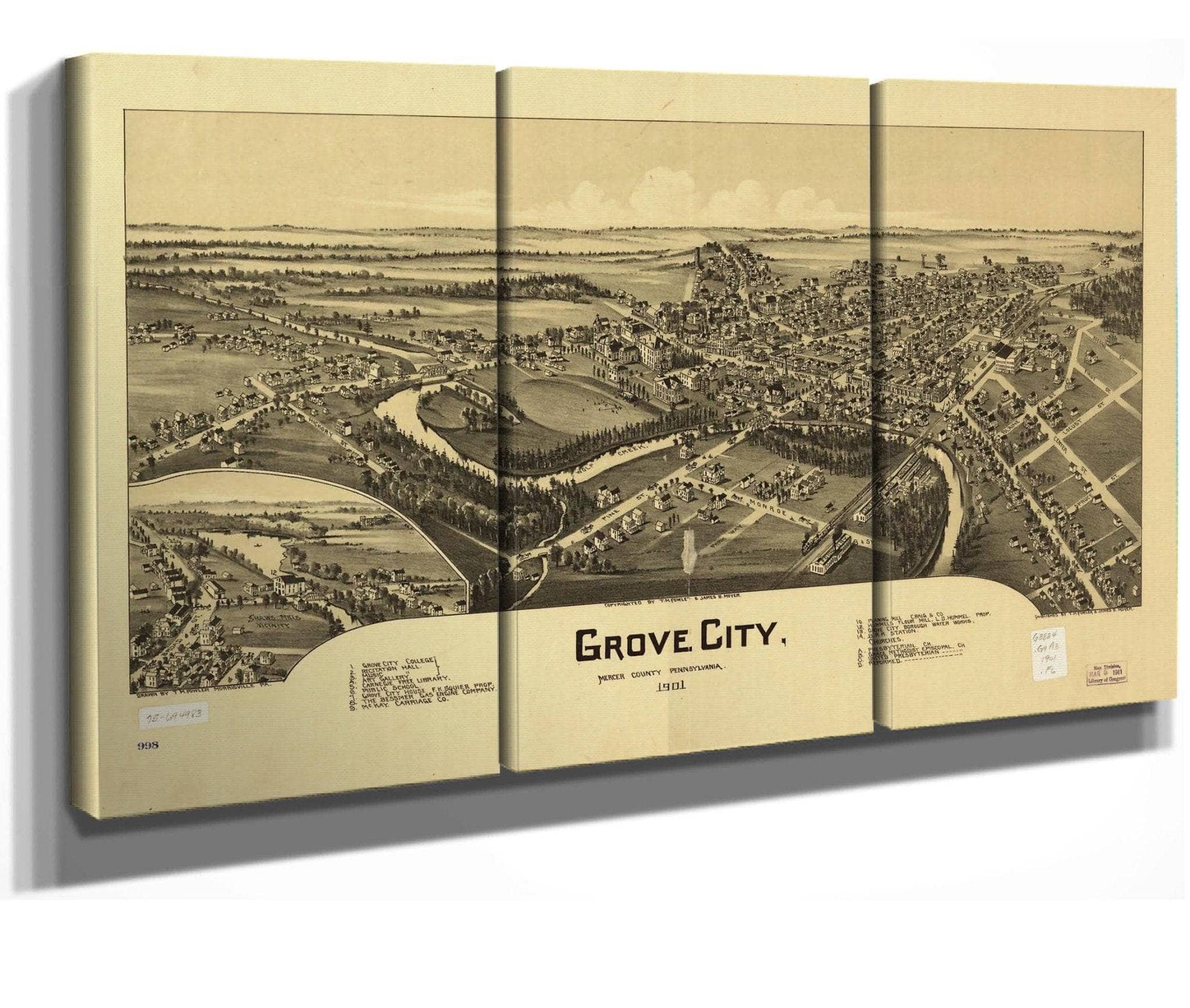 Grove City Mercer County Pennsylvania 1901 State Of Pennsylvania - Image 2