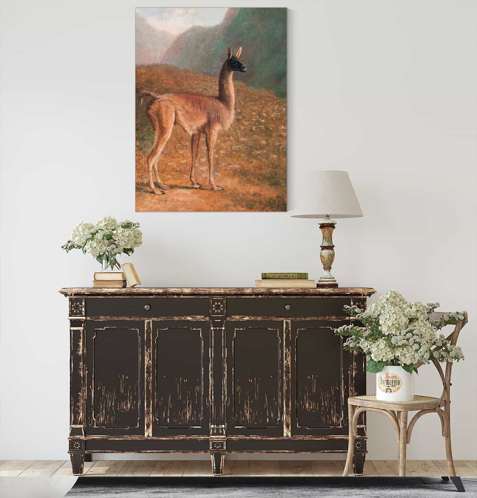 Guanaco by Jacques Laurent Agasse - Image 4