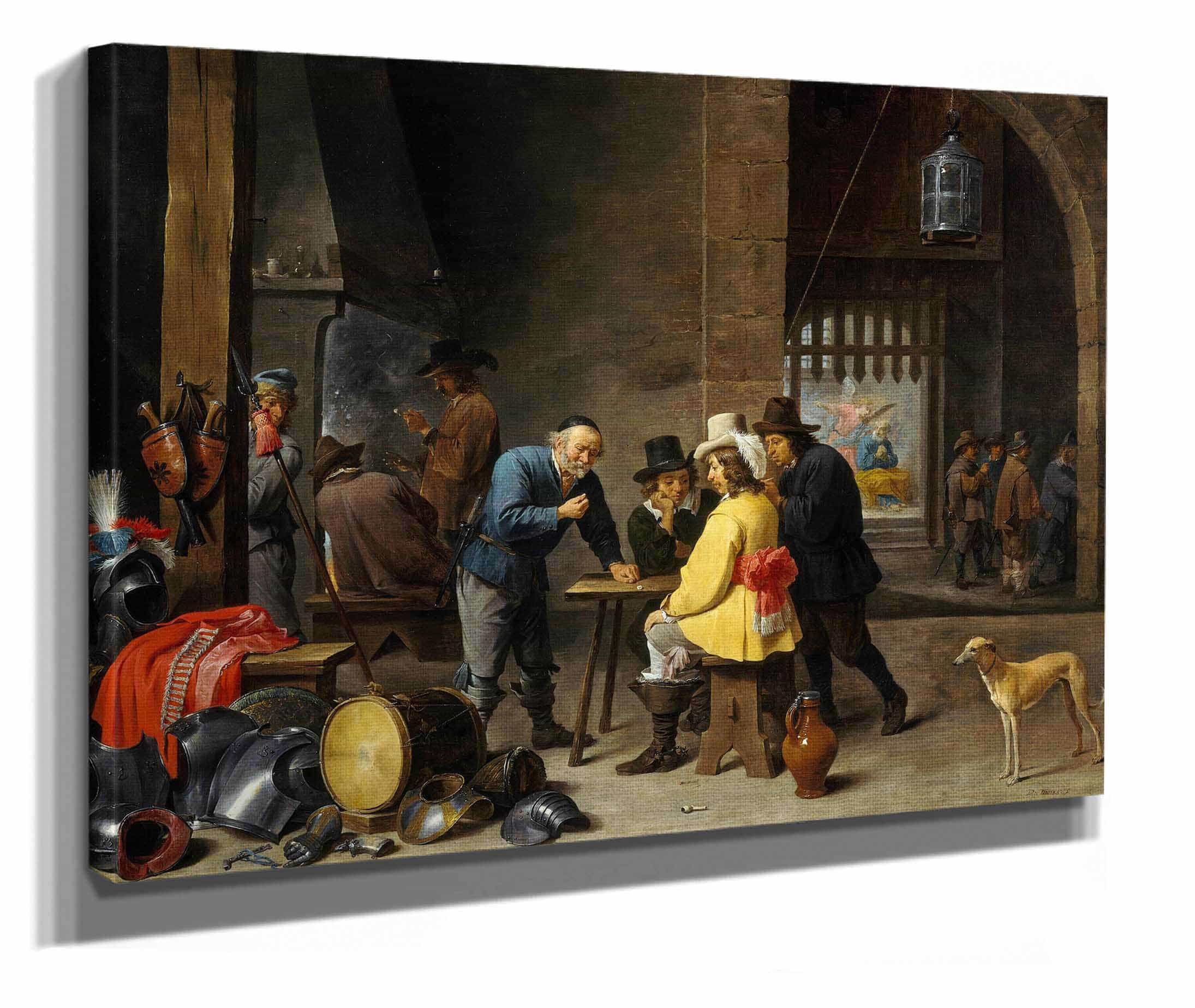 Guardroom With The Deliverance Of Saint Peter by David Teniers The Younger
