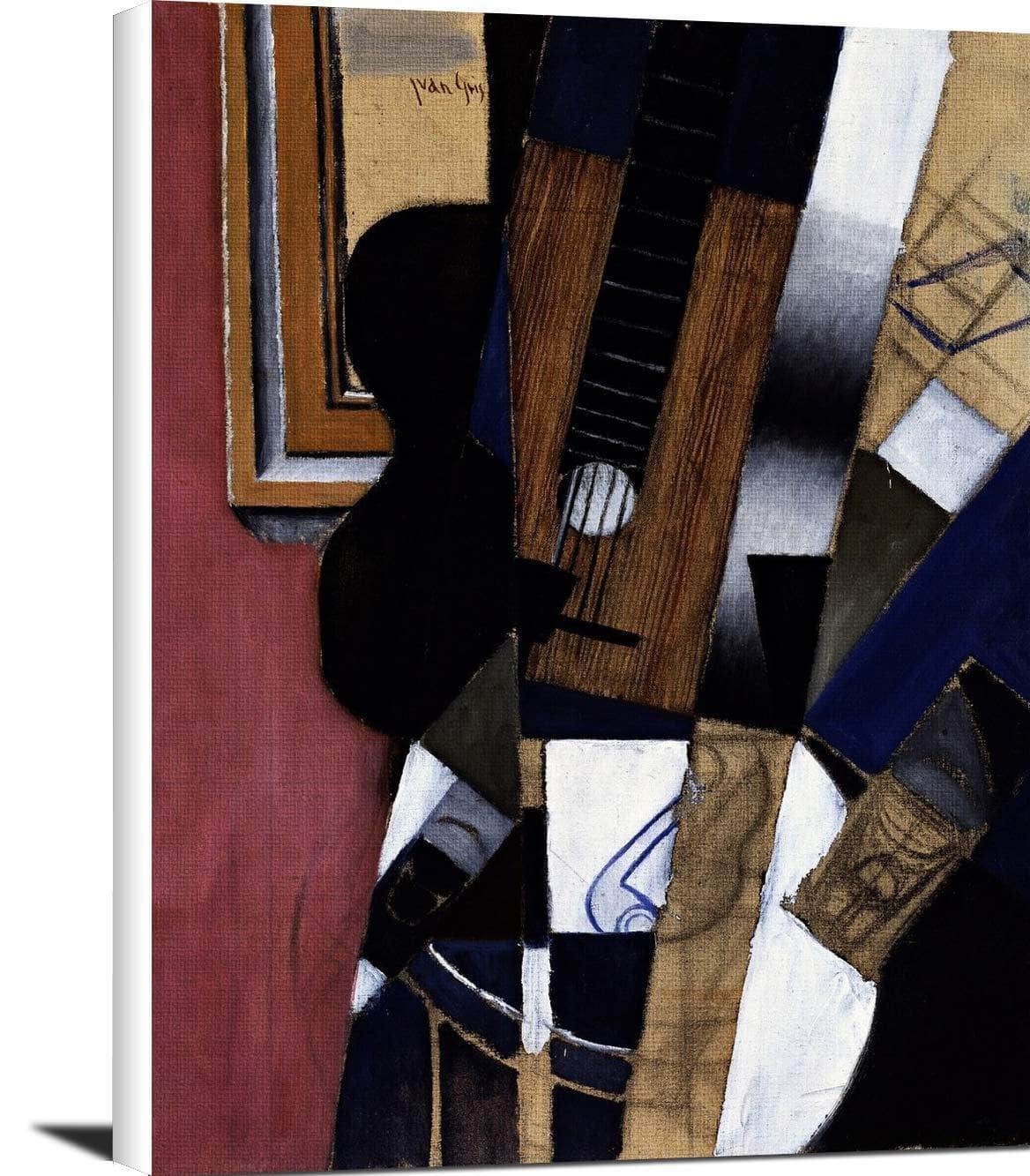 Guitar And Pipe Painting Juan Gris Canvas Art