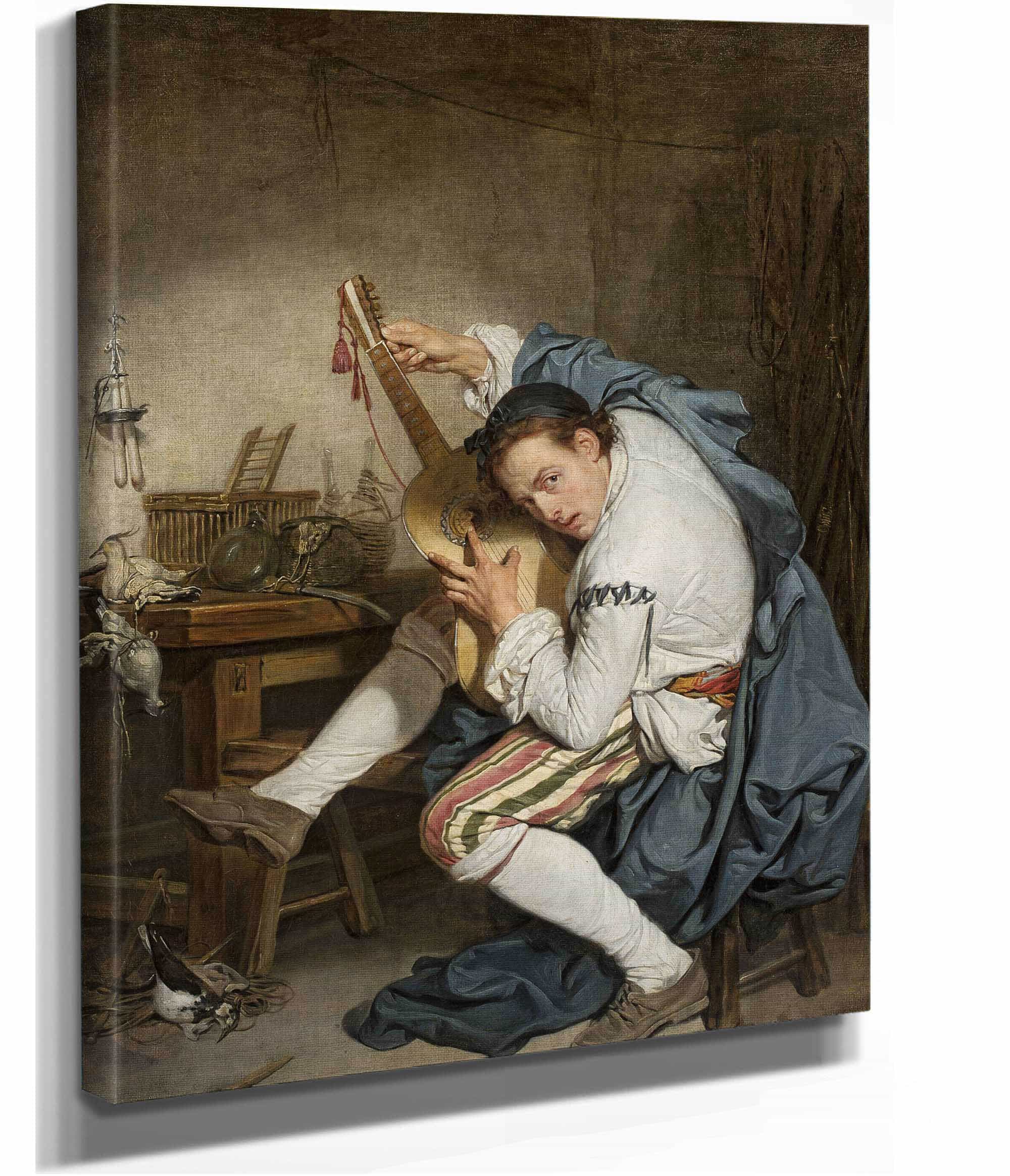 Guitar Player by Jean Baptiste Greuze