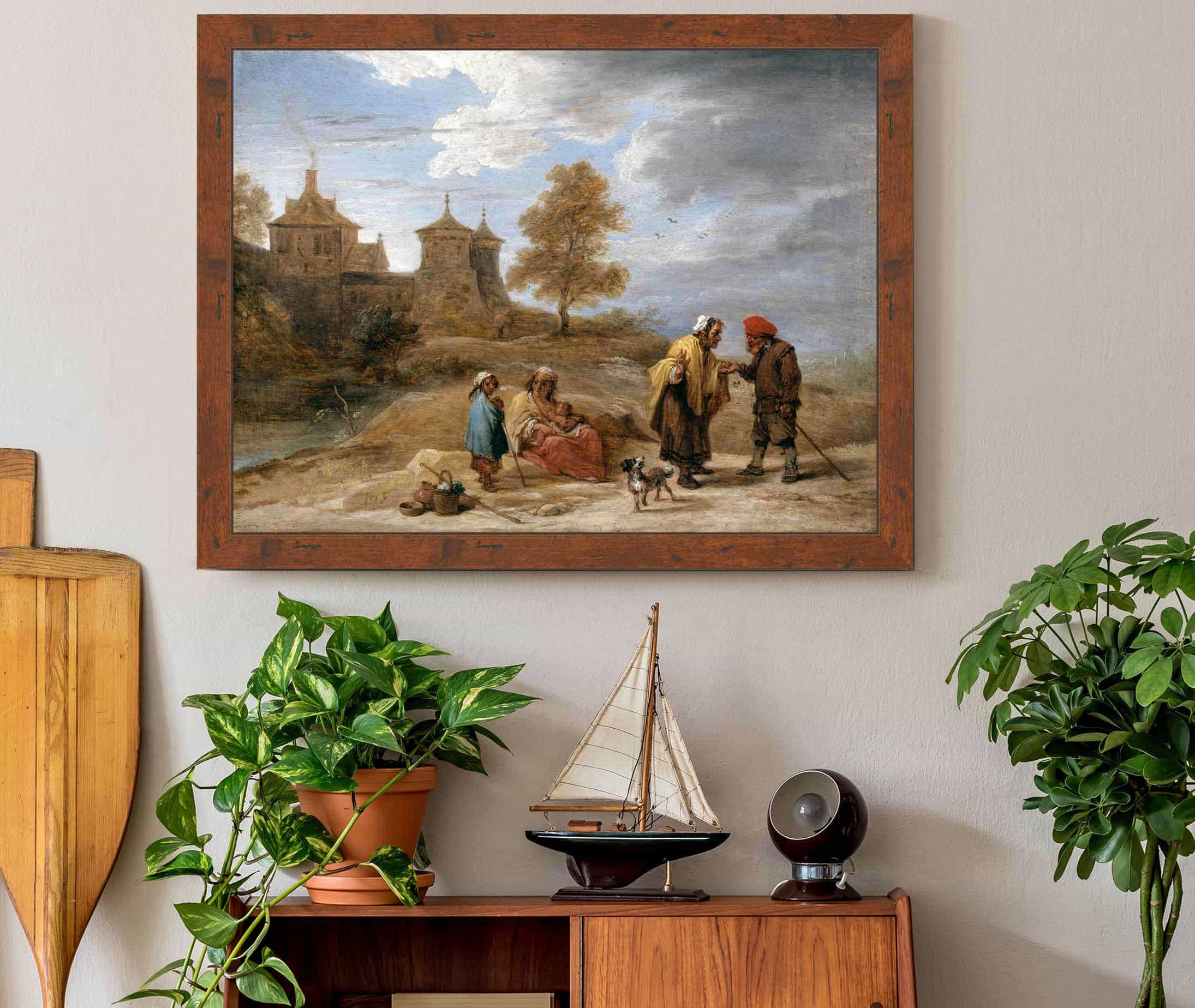 Gypsies In A Landscape by David Teniers The Younger - Image 3