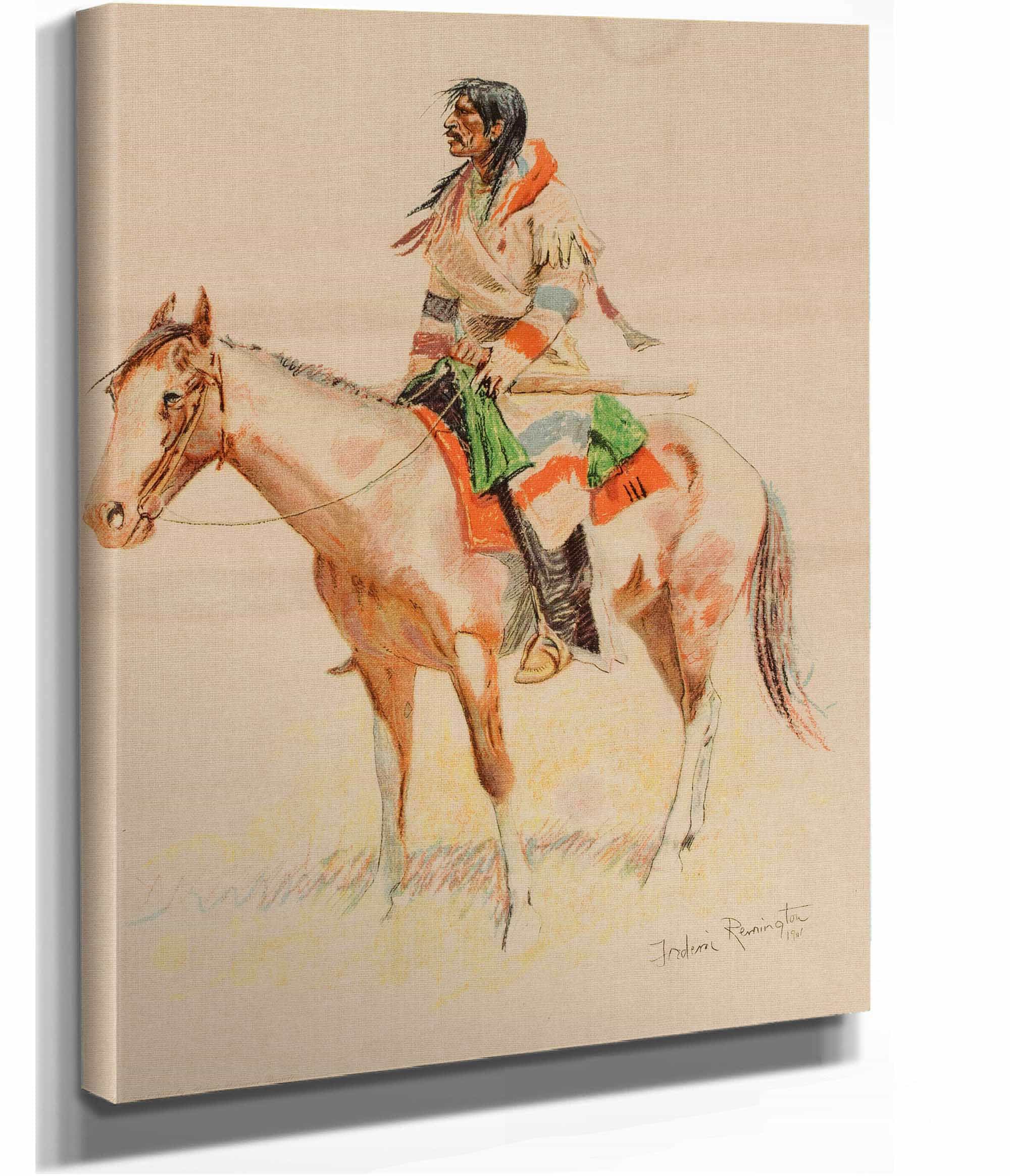 Half Breed by Frederic Remington - Image 2