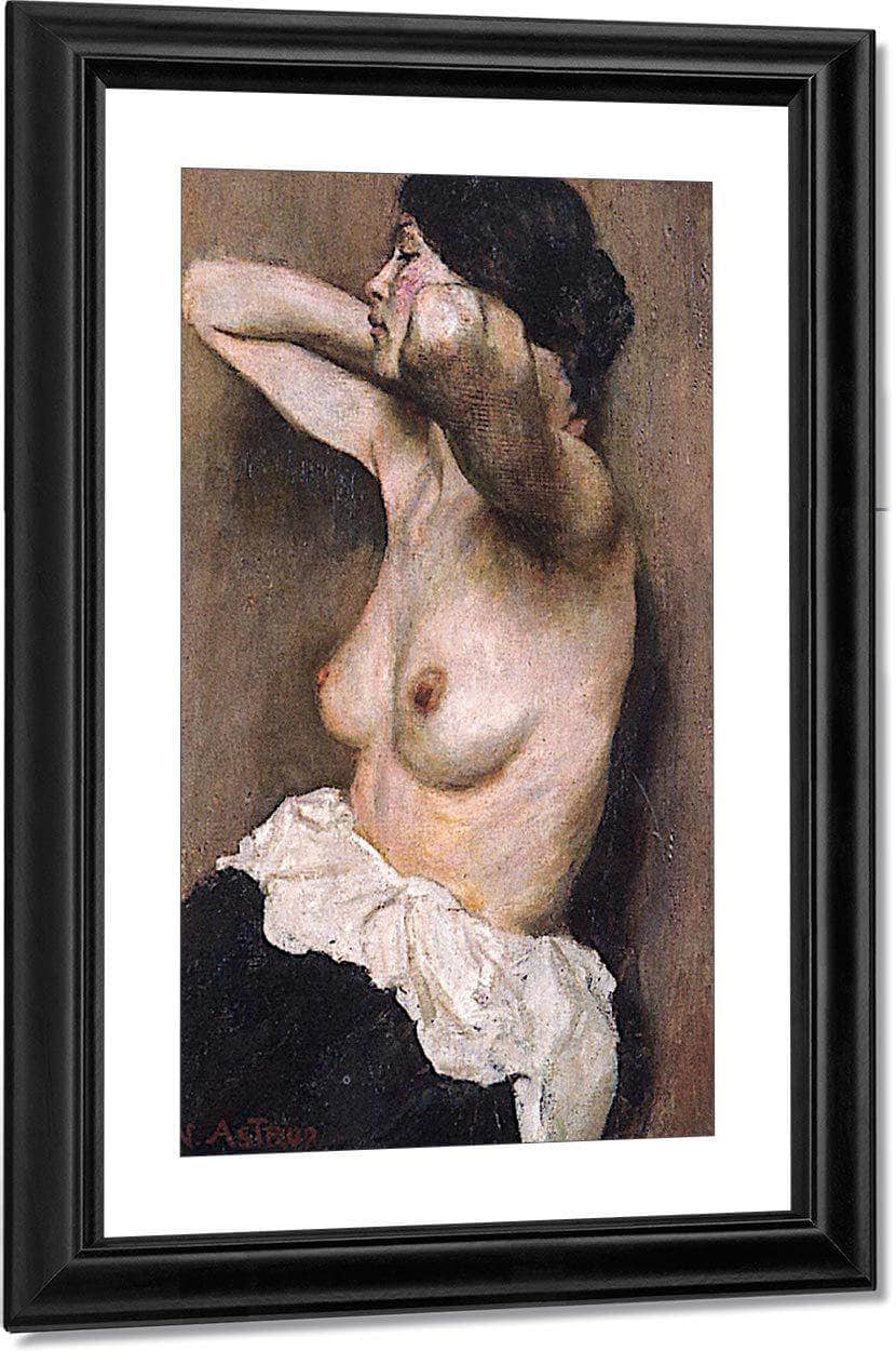 Half Length Female Nude By Nicolai Astrup - Image 5