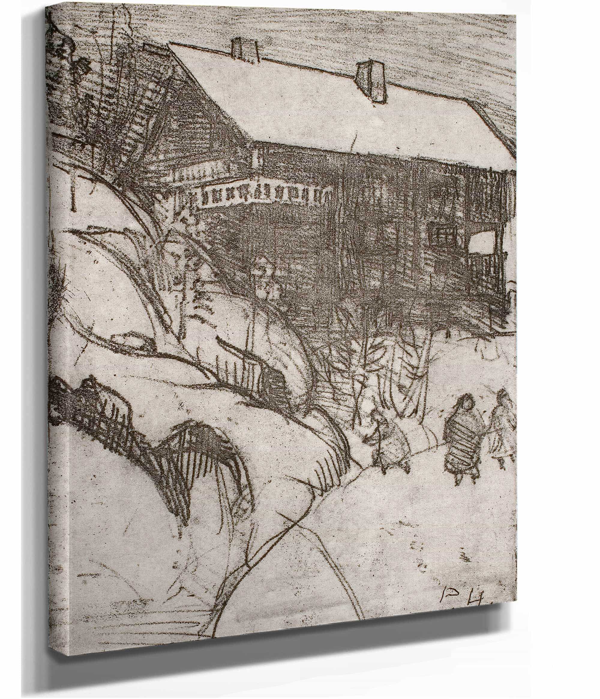 Halosenniemi In Winter by Pekka Halonen - Image 2