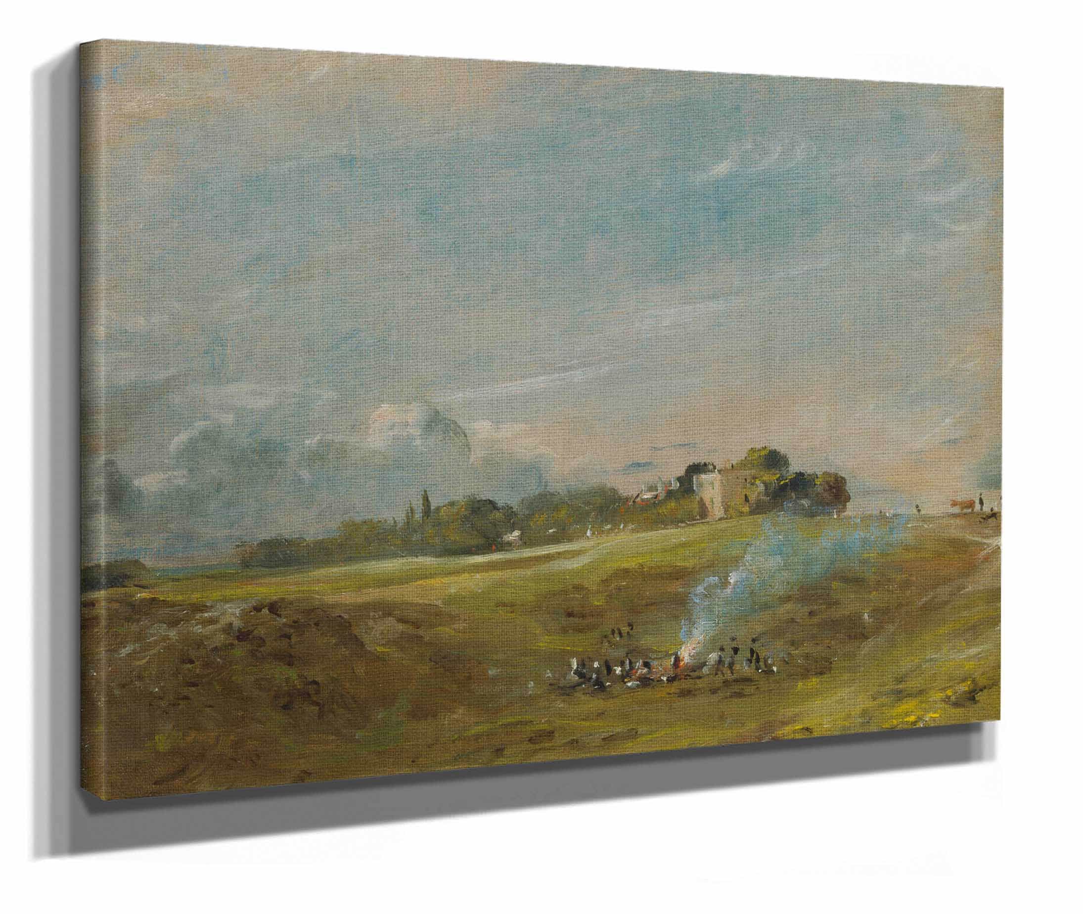 Hampstead Heath With A Bonfire by John Constable - Image 2