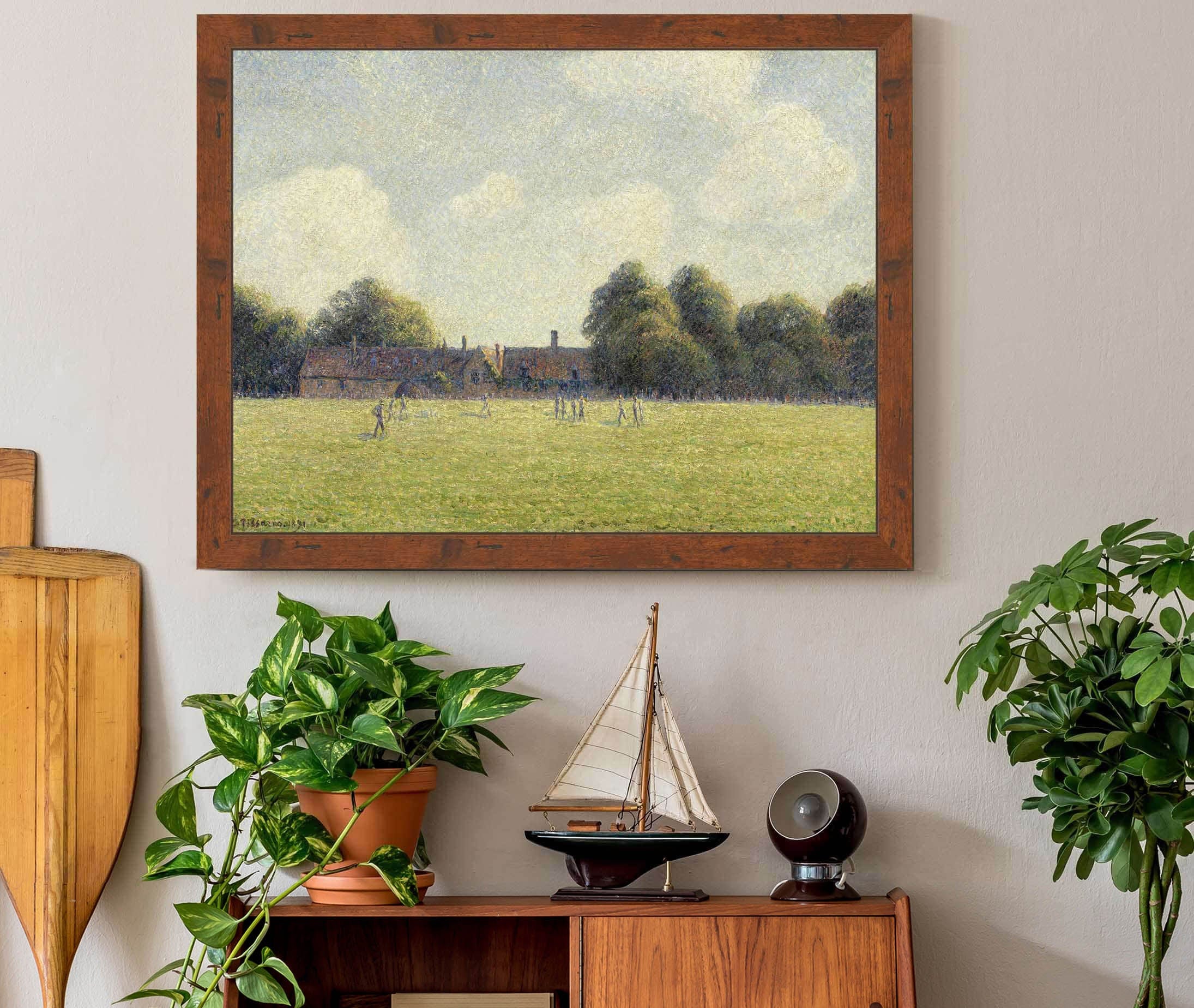 Hampton Court Green by Camille Pissarro - Image 3