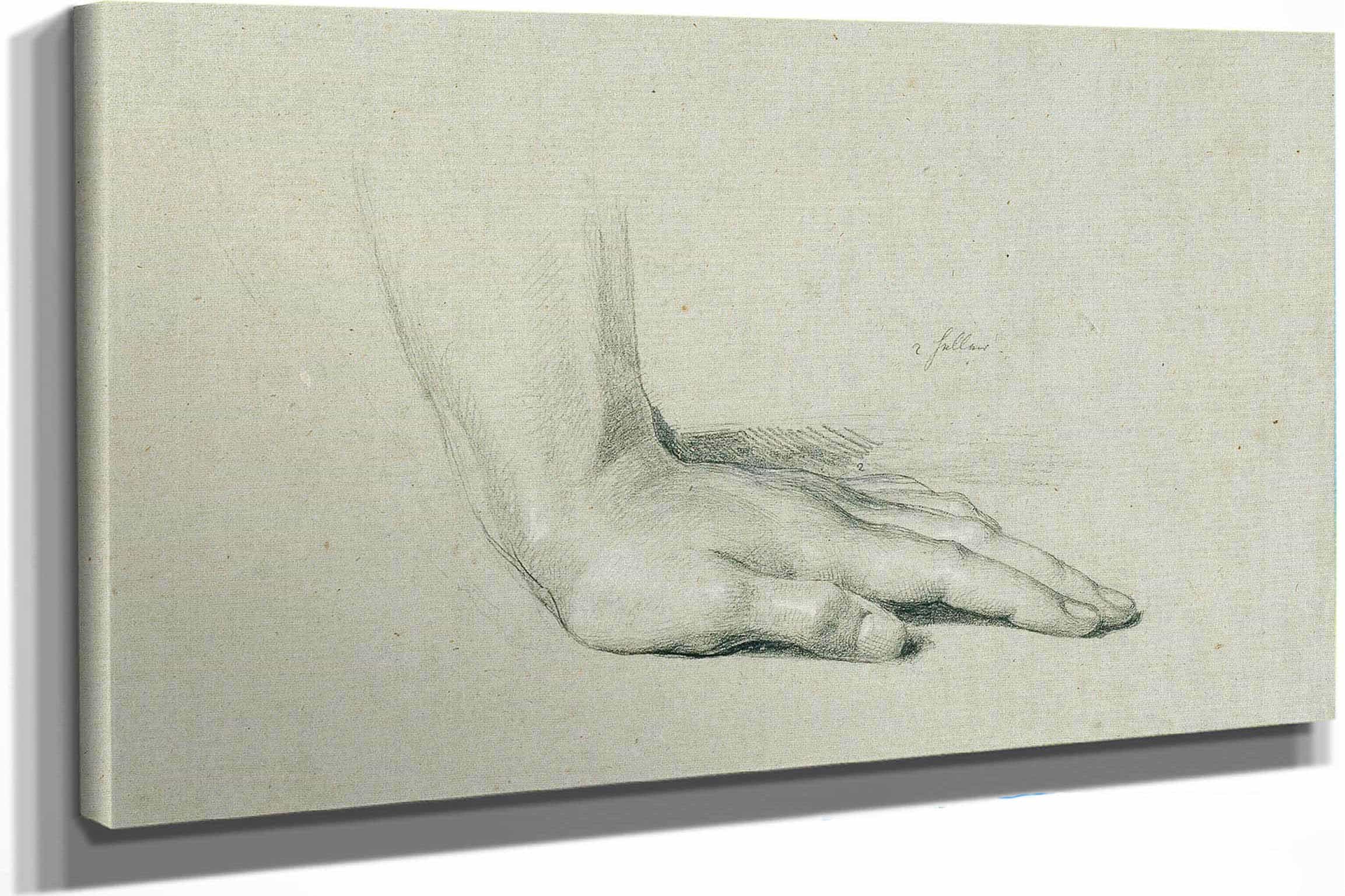 Handstudie Zu Arindal Und Daura by Johann Peter Krafft - Image 6