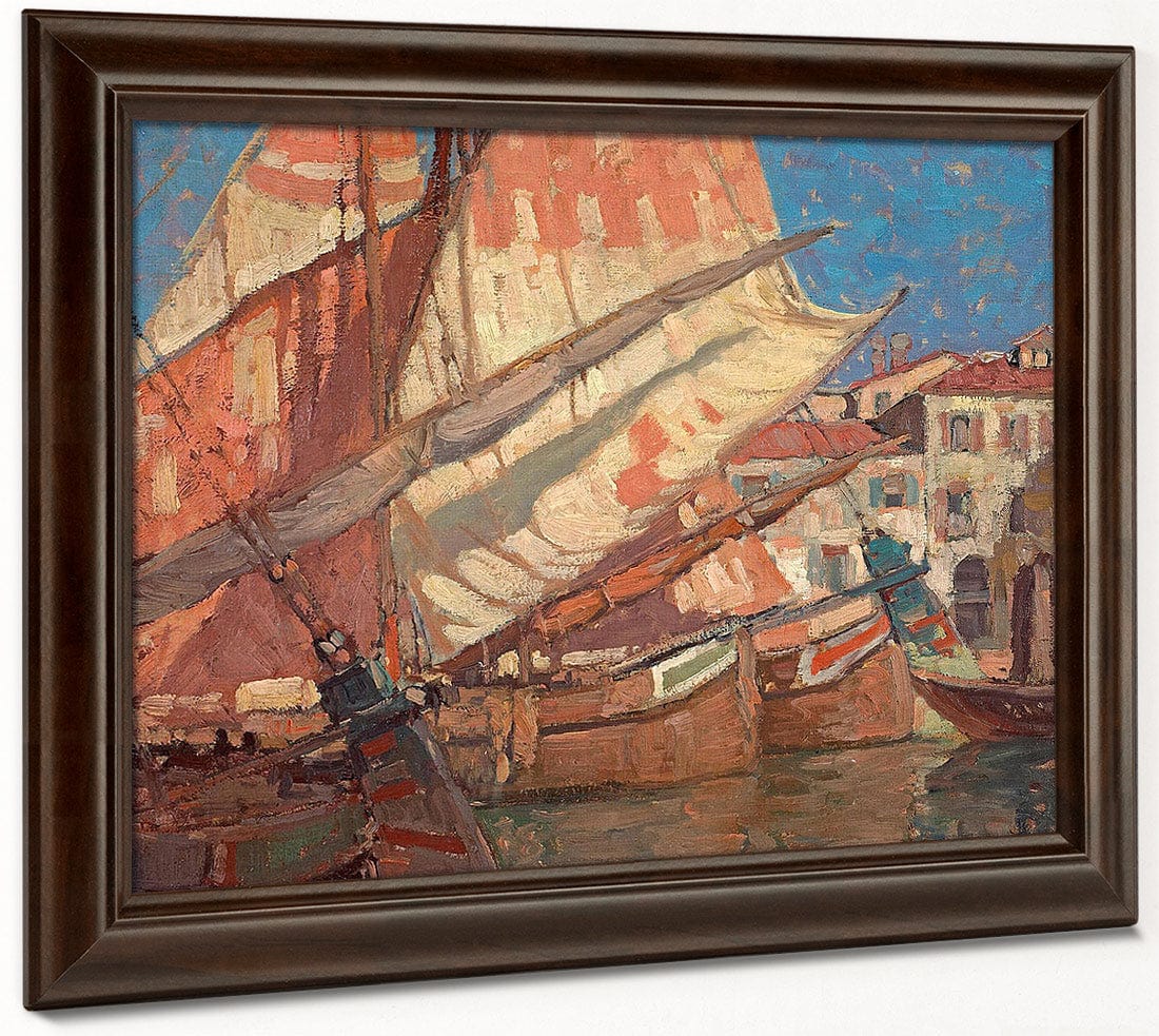 Harbor Of Golden Sails By Edgar Payne1 - Image 6
