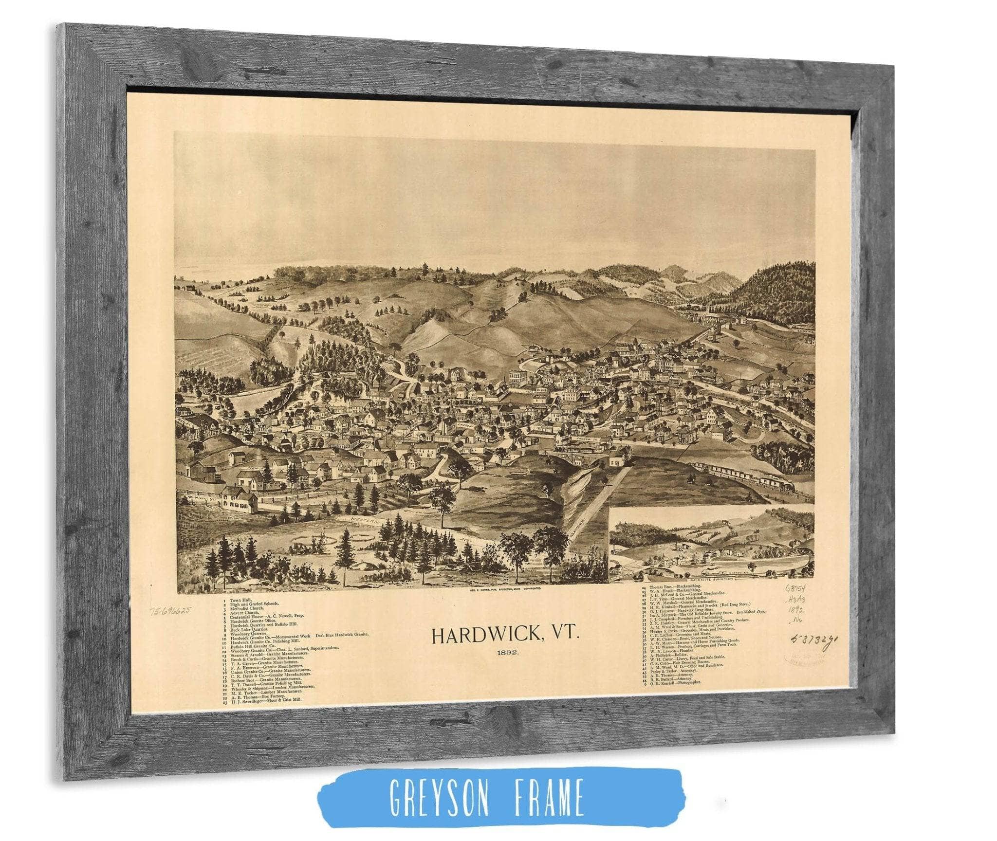 Hardwick Vt 1892 State of Vermont - Image 6