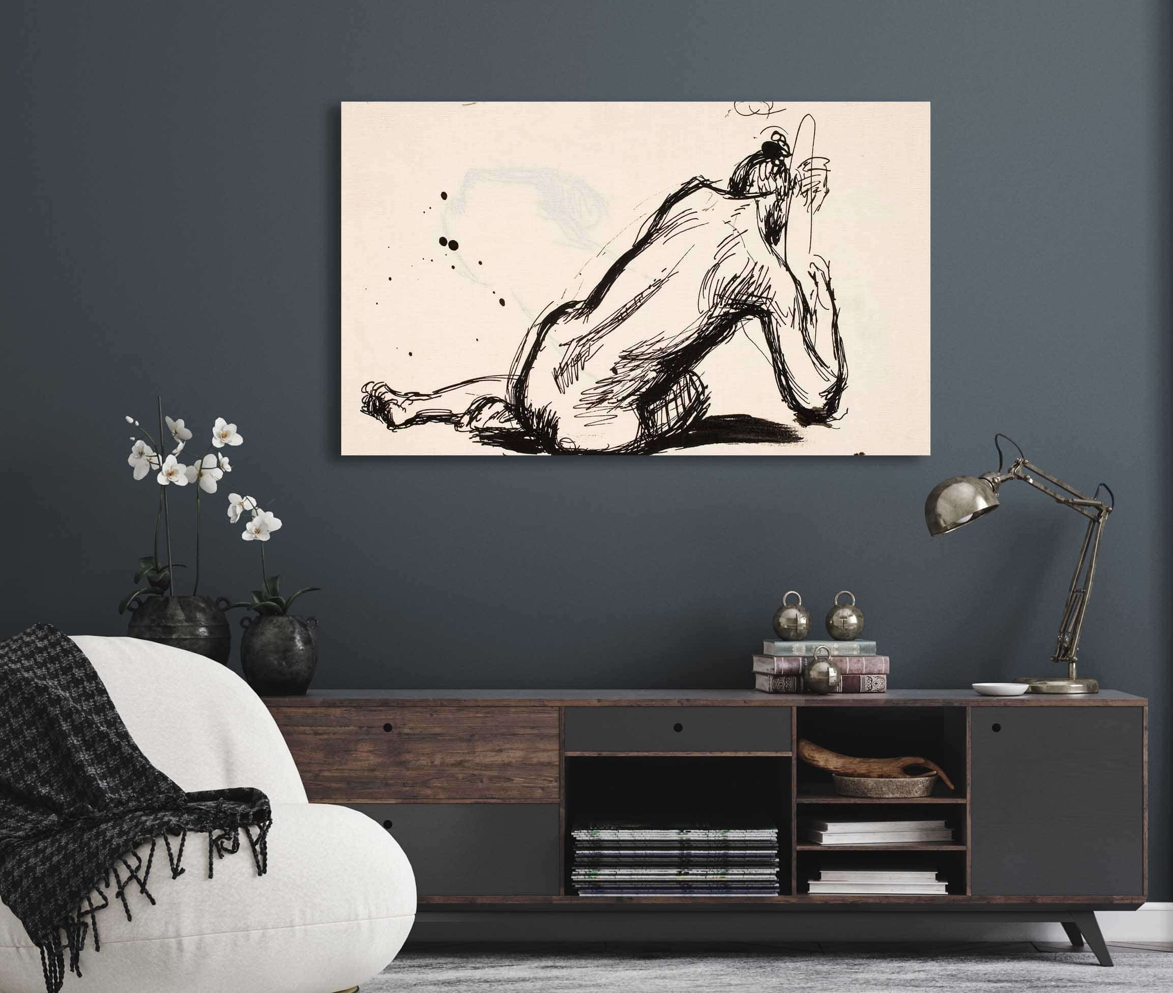 Harjoitelmapiirustus Kultakauteen by Magnus Enckell - Image 5