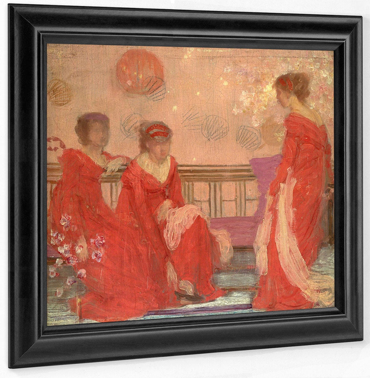 Harmony In Flesh Color And Red By James McNeill Whistler - Image 6
