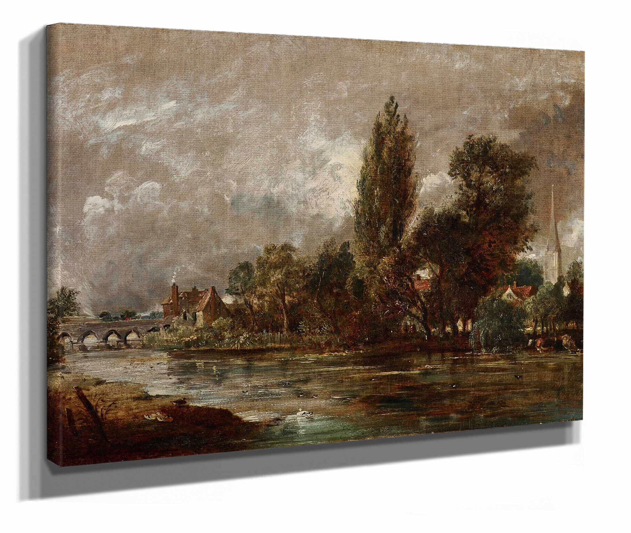 Harnham Bridge Salisbury by John Constable - Image 2