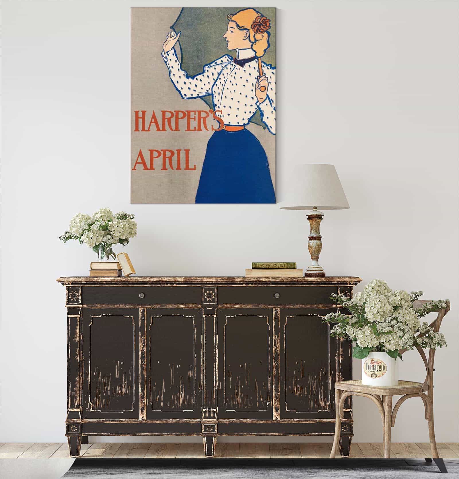 Harpers April  by Edward Penfield - Image 14