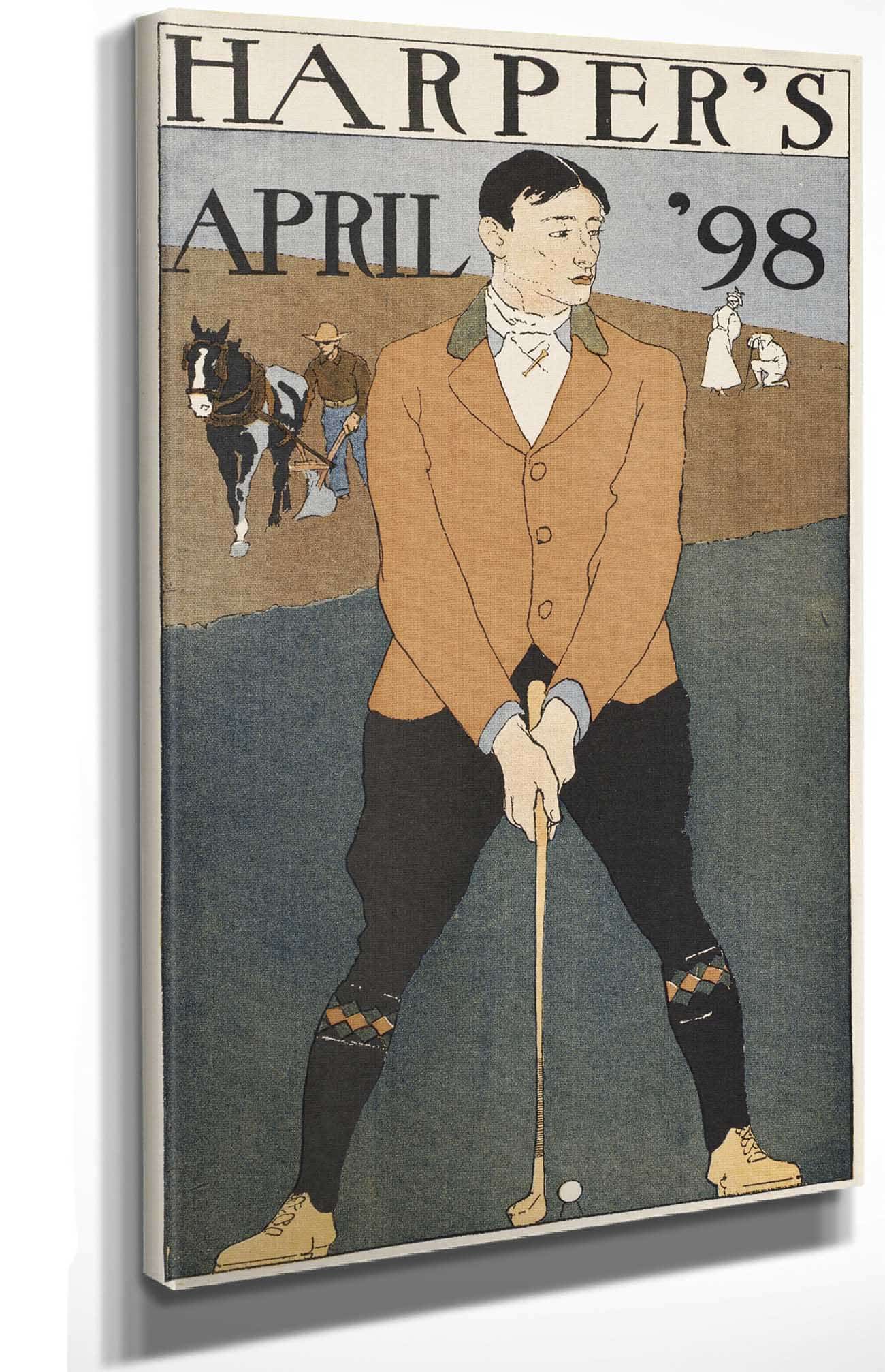 Harpers April  by Edward Penfield - Image 9